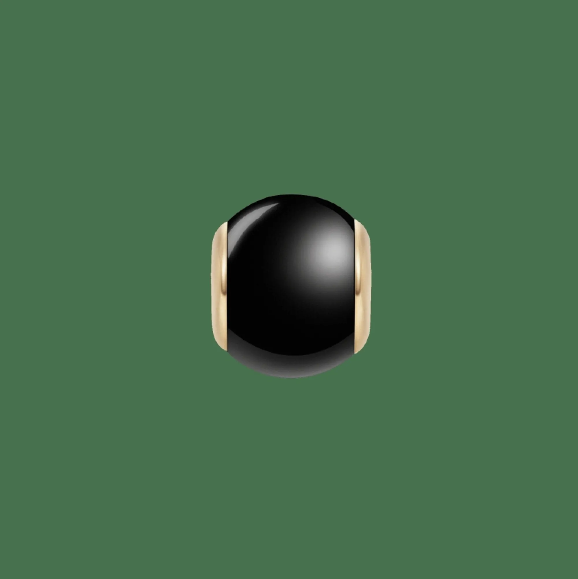 Daniel Wellington Berlocker<Black Orb Charm G Gold