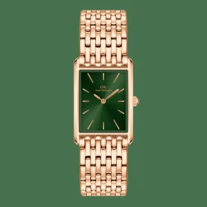Daniel Wellington Damklockor<Bound 9-Link Emerald Sunray Rose Gold
