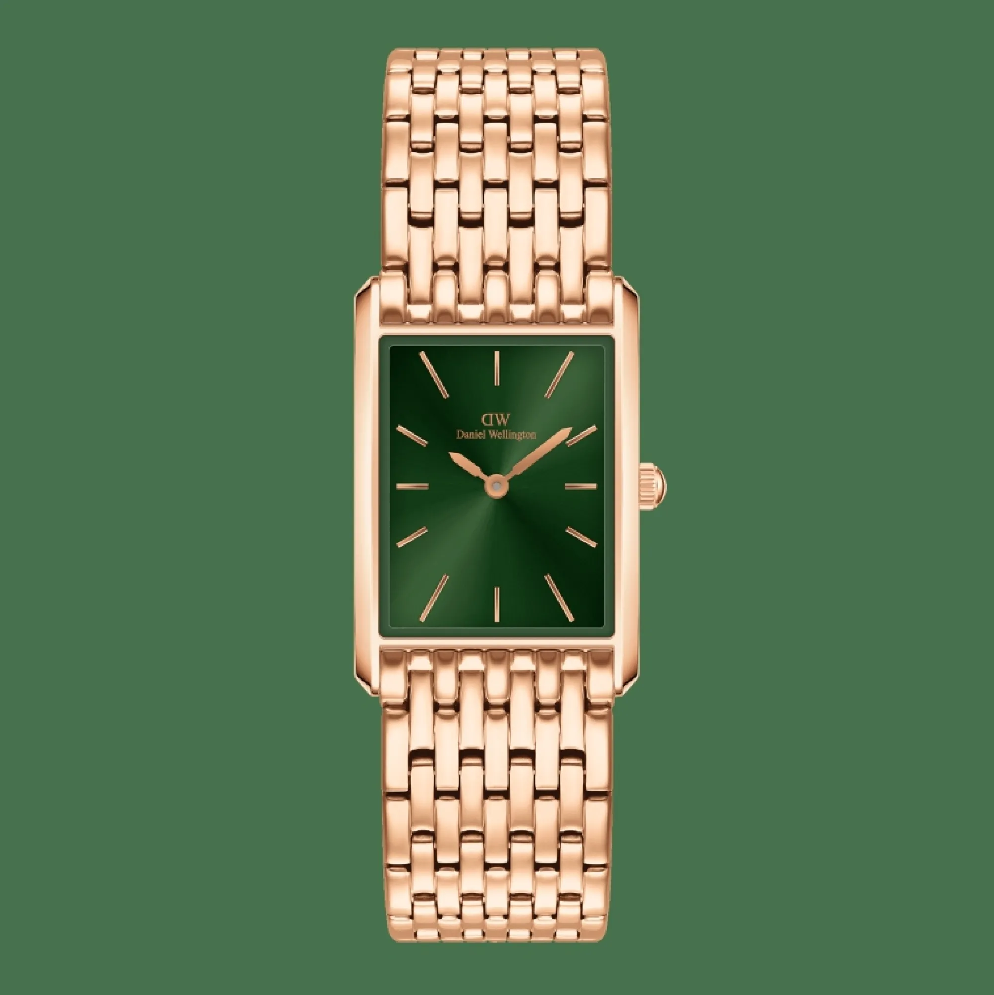 Daniel Wellington Damklockor<Bound 9-Link Emerald Sunray Rose Gold
