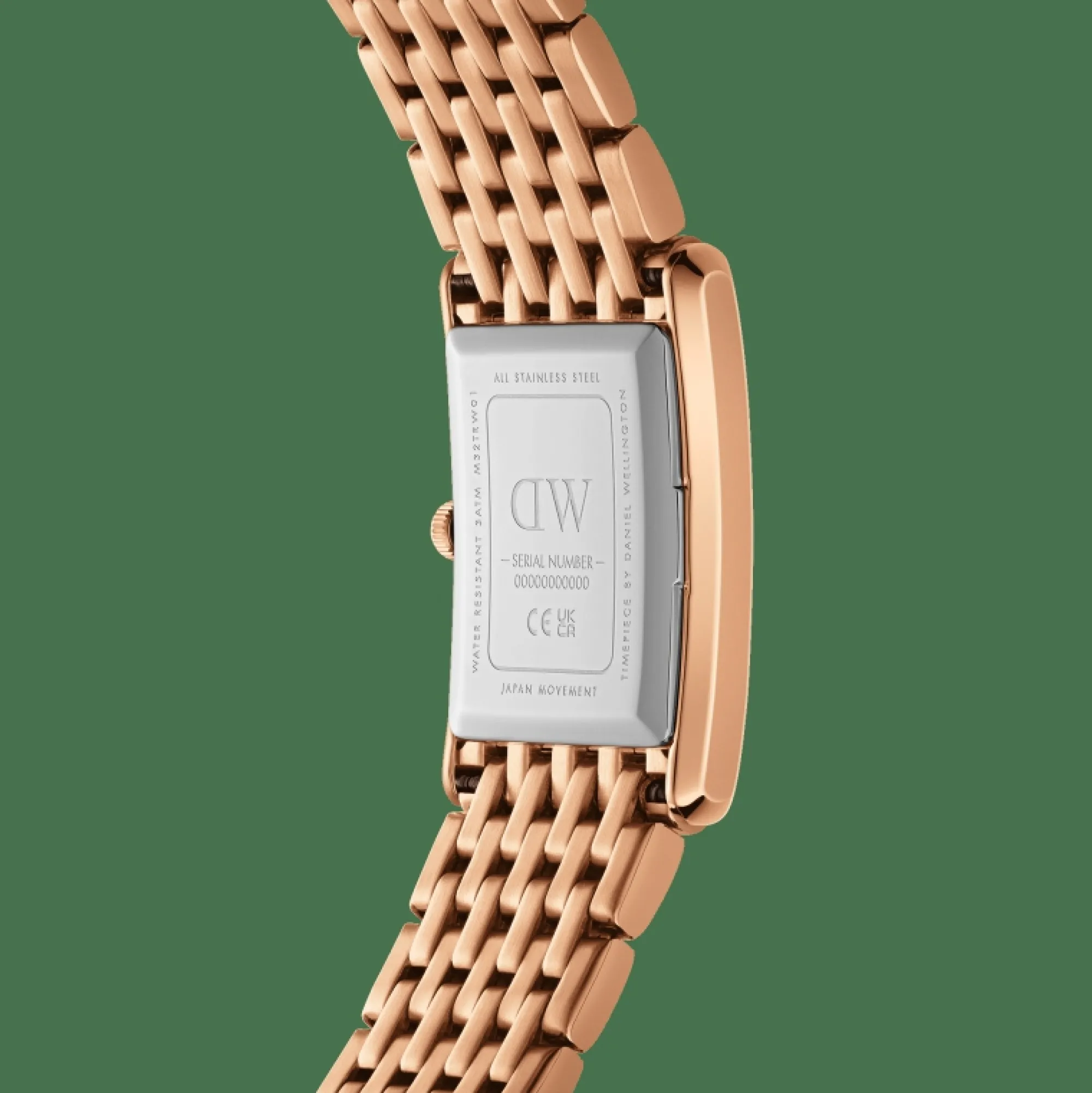 Daniel Wellington Damklockor<Bound 9-Link Emerald Sunray Rose Gold