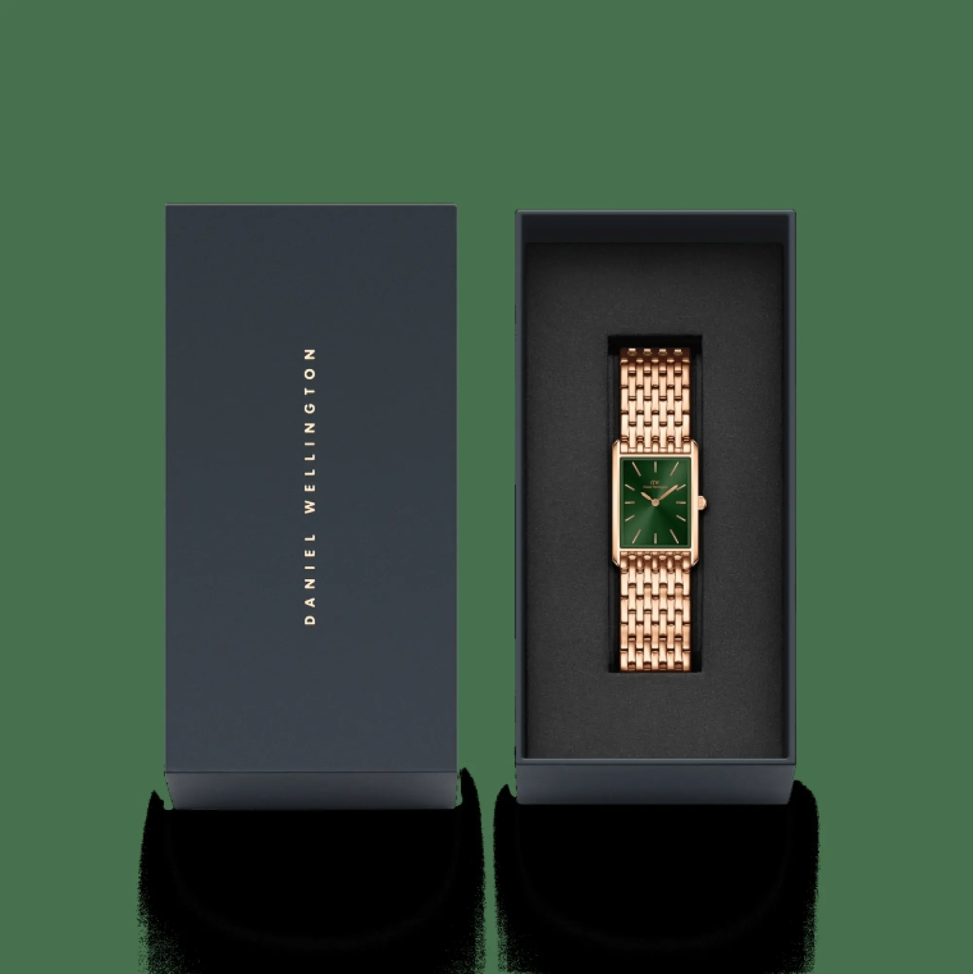 Daniel Wellington Damklockor<Bound 9-Link Emerald Sunray Rose Gold