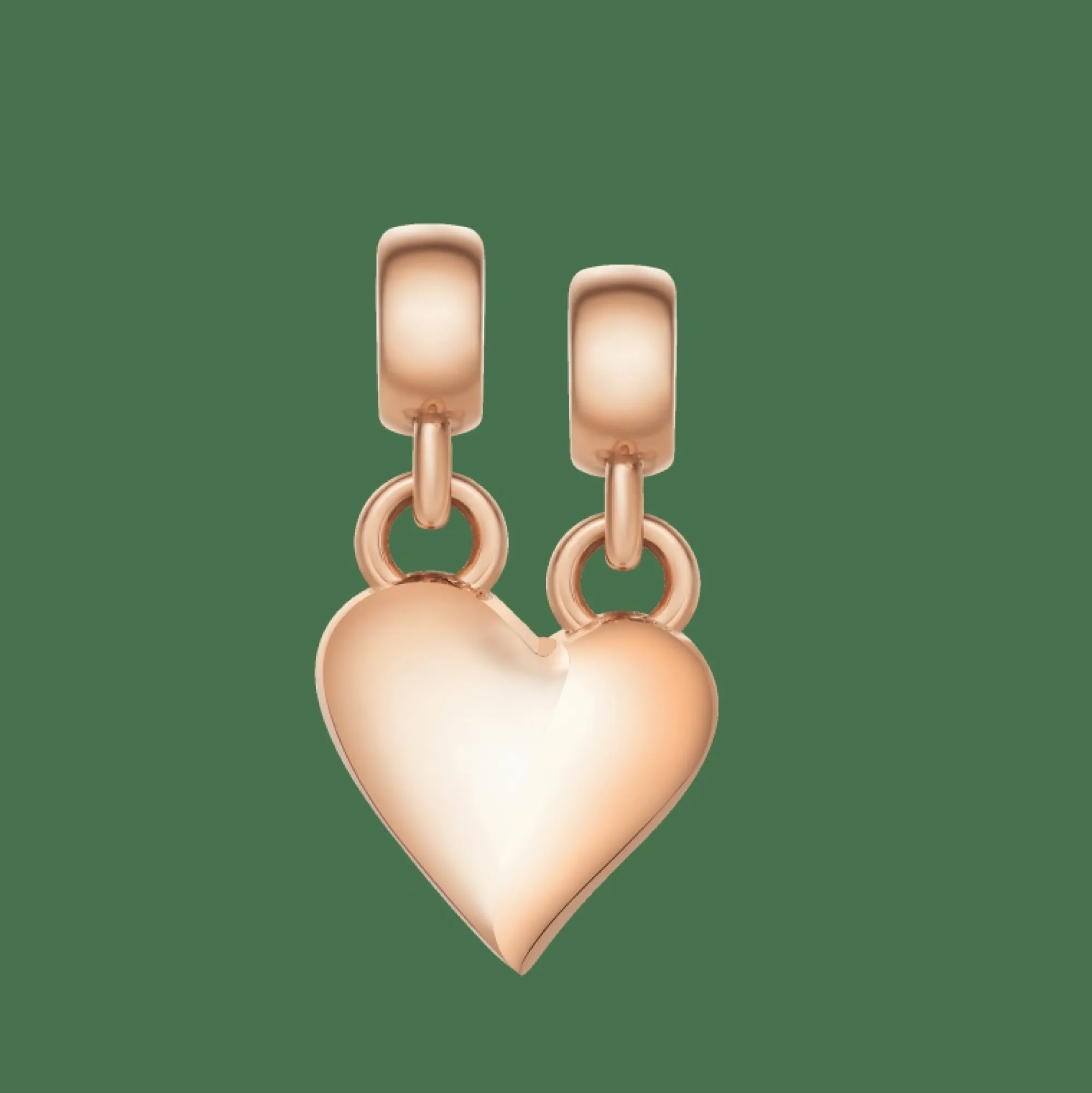 Daniel Wellington Berlocker<Broken Heart Charm Rose Gold