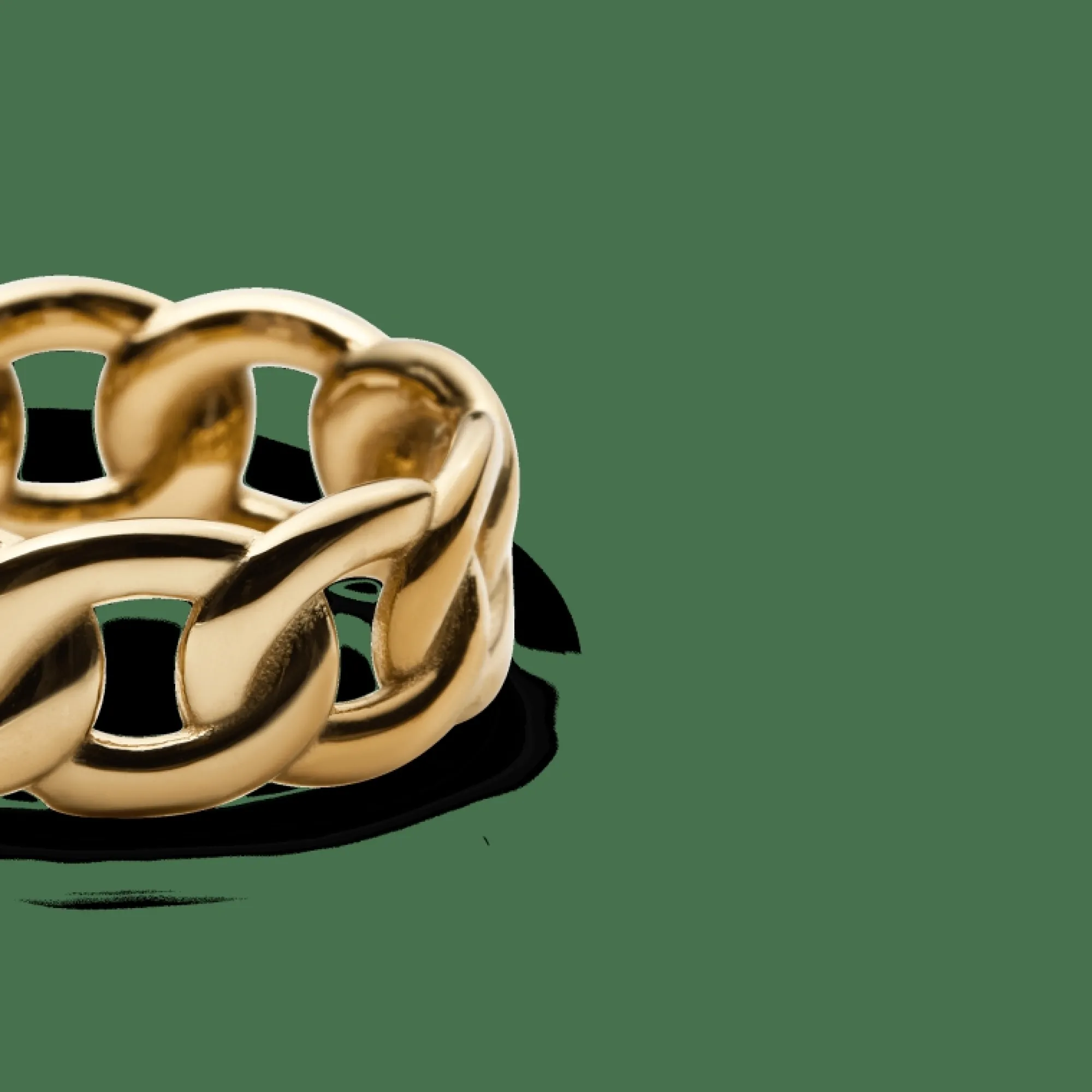 Daniel Wellington Ringar<Chunky Chain Ring Gold