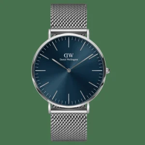 Daniel Wellington Herrklockor<Classic Mesh Arctic Silver
