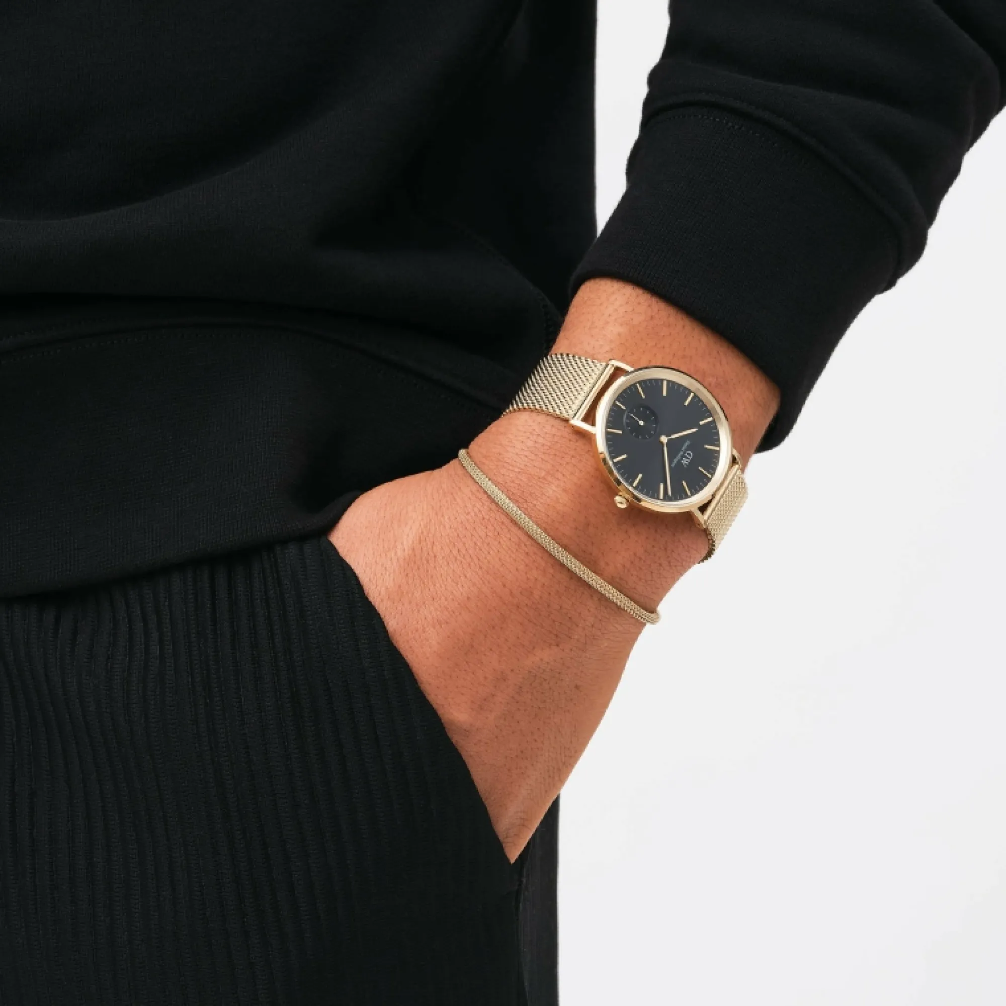 Daniel Wellington Herrklockor<Classic Multi-Eye Ever Onyx Gold