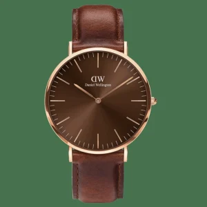 Daniel Wellington Herrklockor<Classic St Mawes Amber Rose Gold