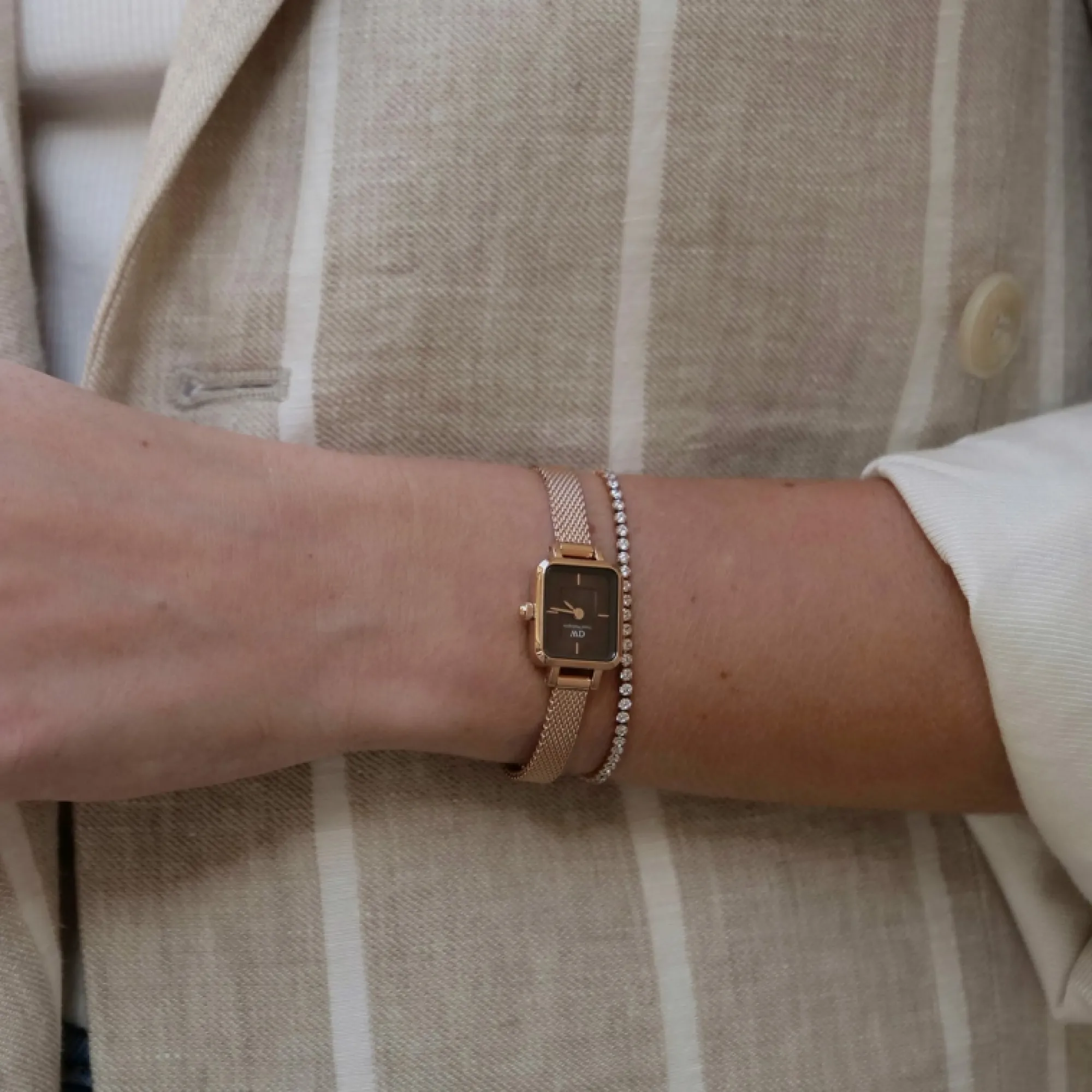 Daniel Wellington Armband<Classic Tennis Bracelet Rose Gold