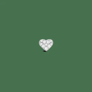 Daniel Wellington Örhängen<Crystal Heart Stud Silver