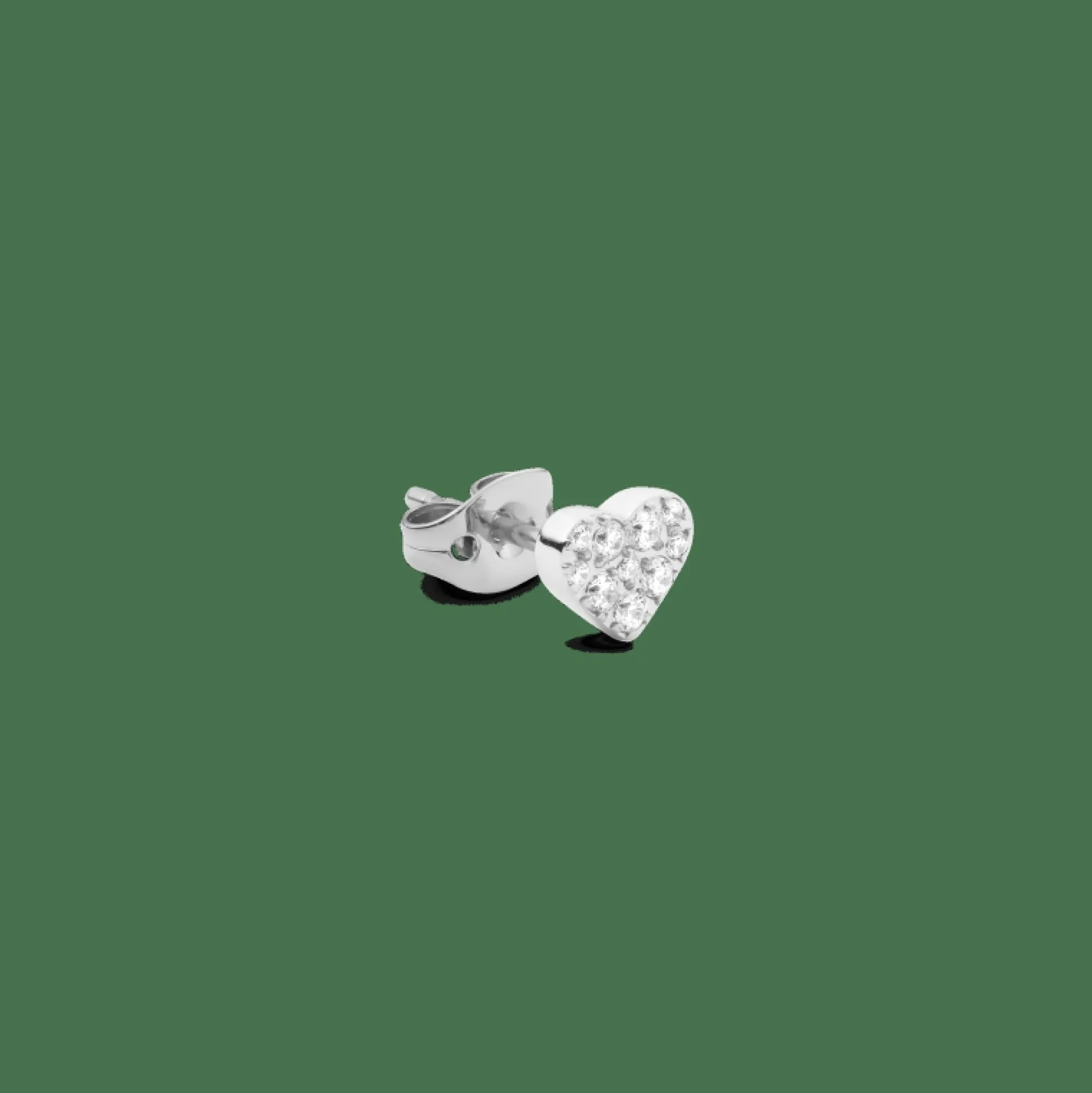 Daniel Wellington Örhängen<Crystal Heart Stud Silver