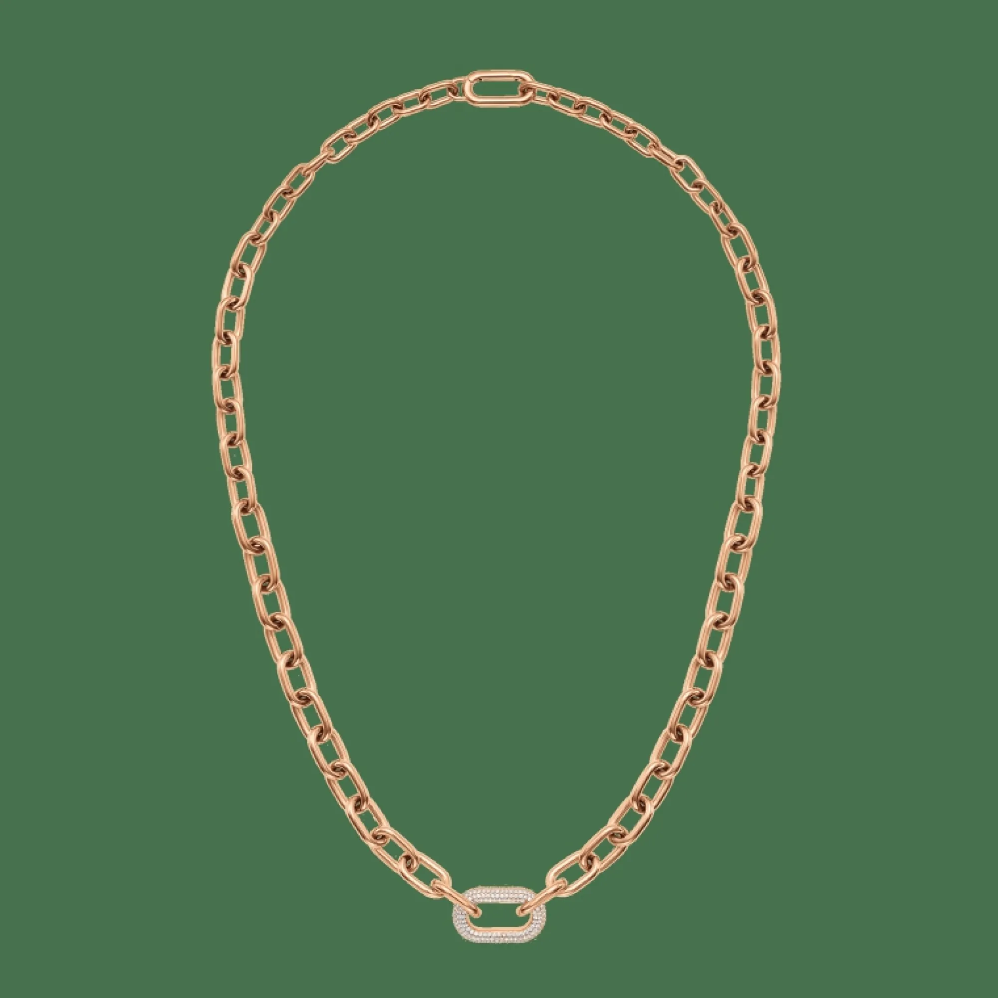 Daniel Wellington Halsband<Crystal Link Necklace Rose Gold