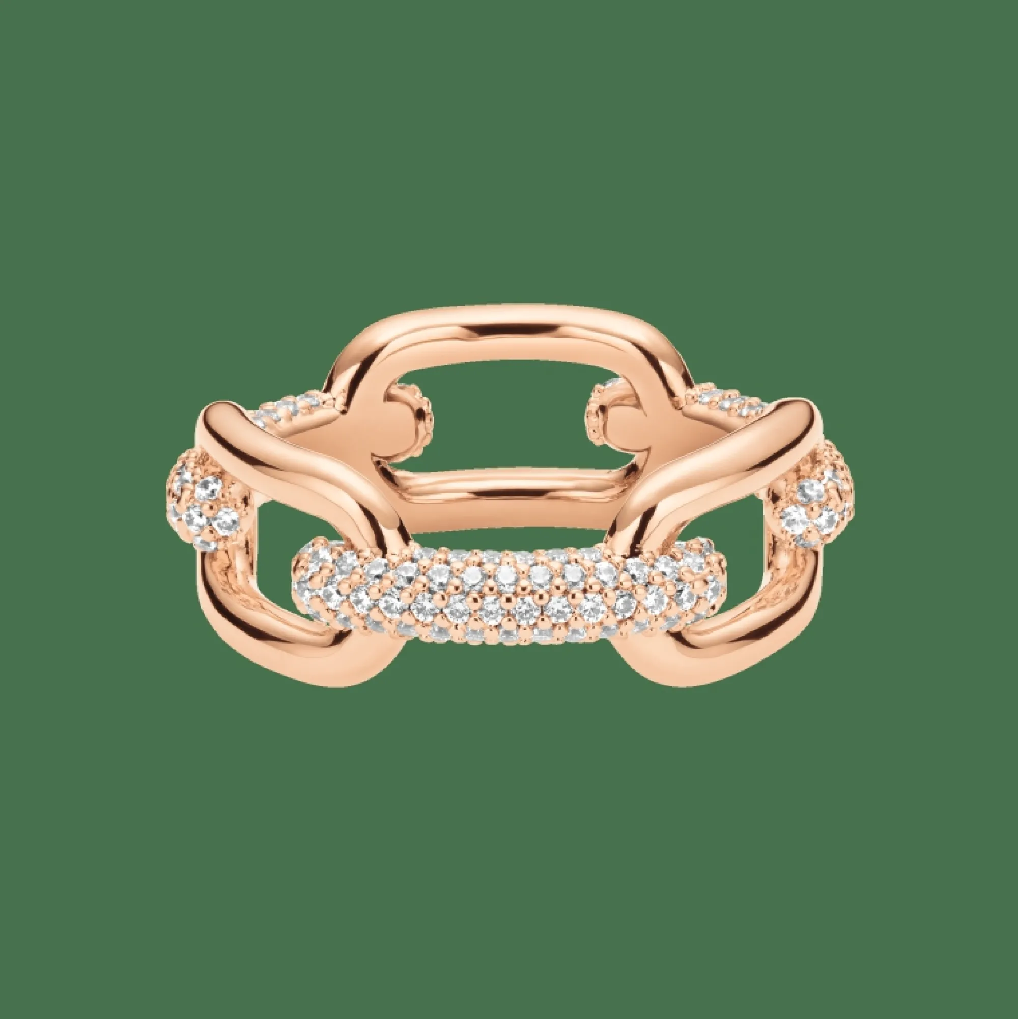 Daniel Wellington Ringar<Crystal Link Ring Rose Gold