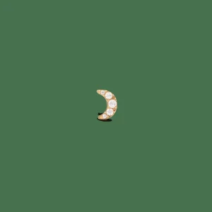 Daniel Wellington Örhängen<Crystal Moon Stud Gold