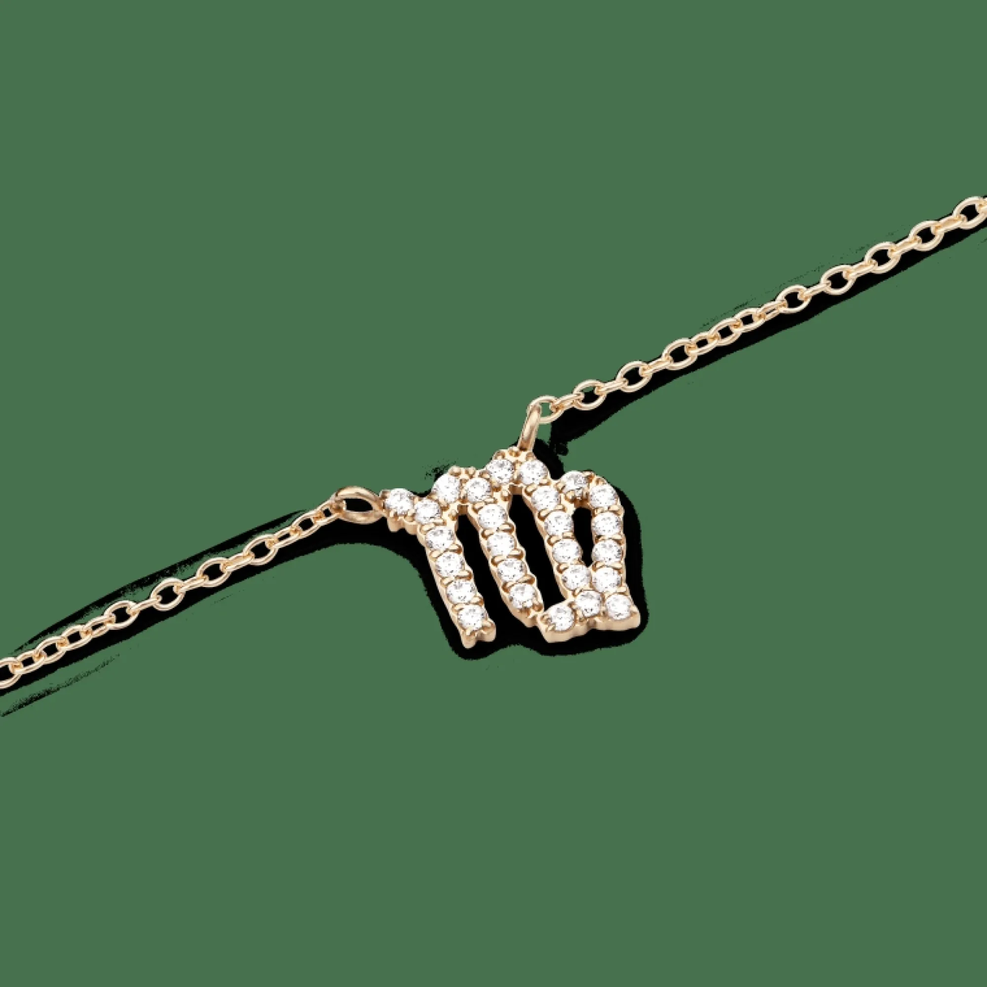 Daniel Wellington Halsband<Crystal Zodiac Chain Necklace Gold