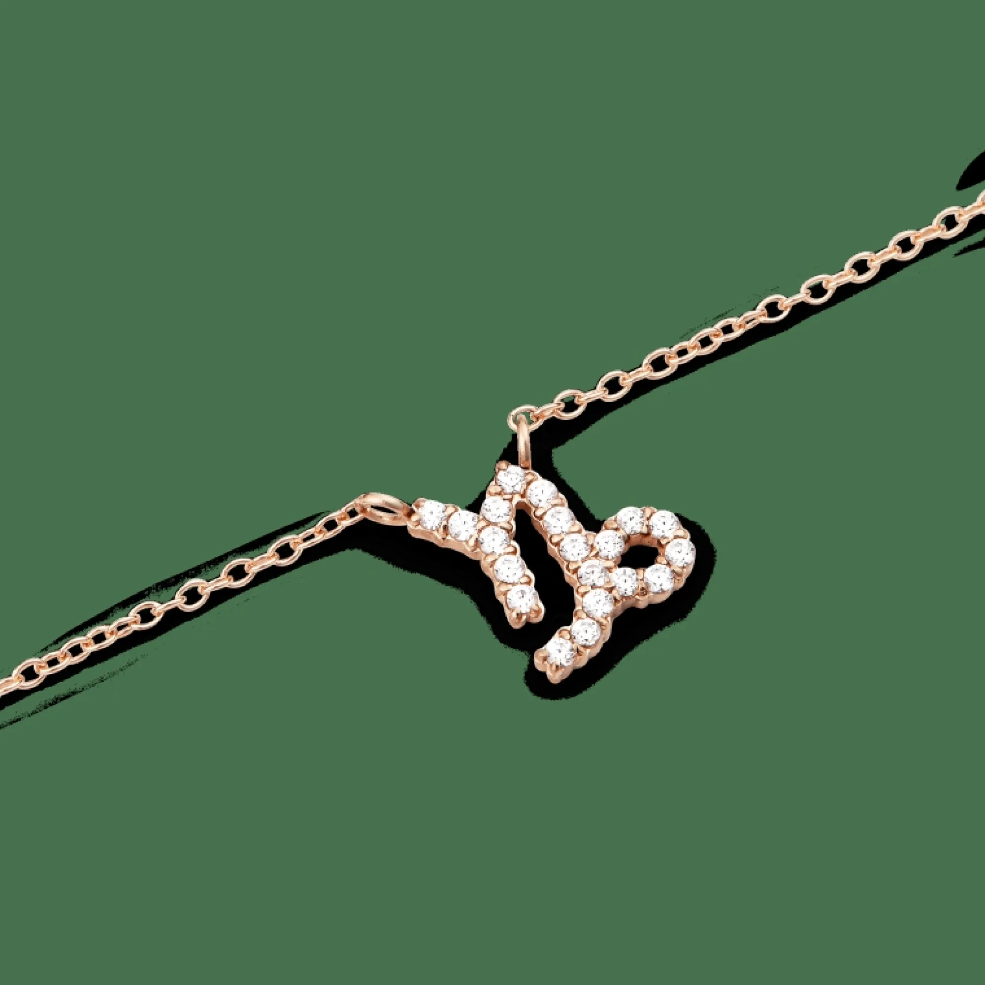 Daniel Wellington Halsband<Crystal Zodiac Chain Necklace Rose Gold