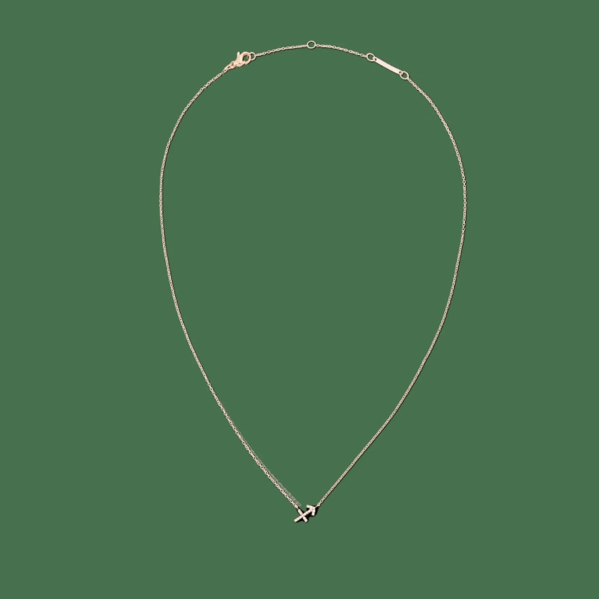 Daniel Wellington Halsband<Crystal Zodiac Chain Necklace Rose Gold