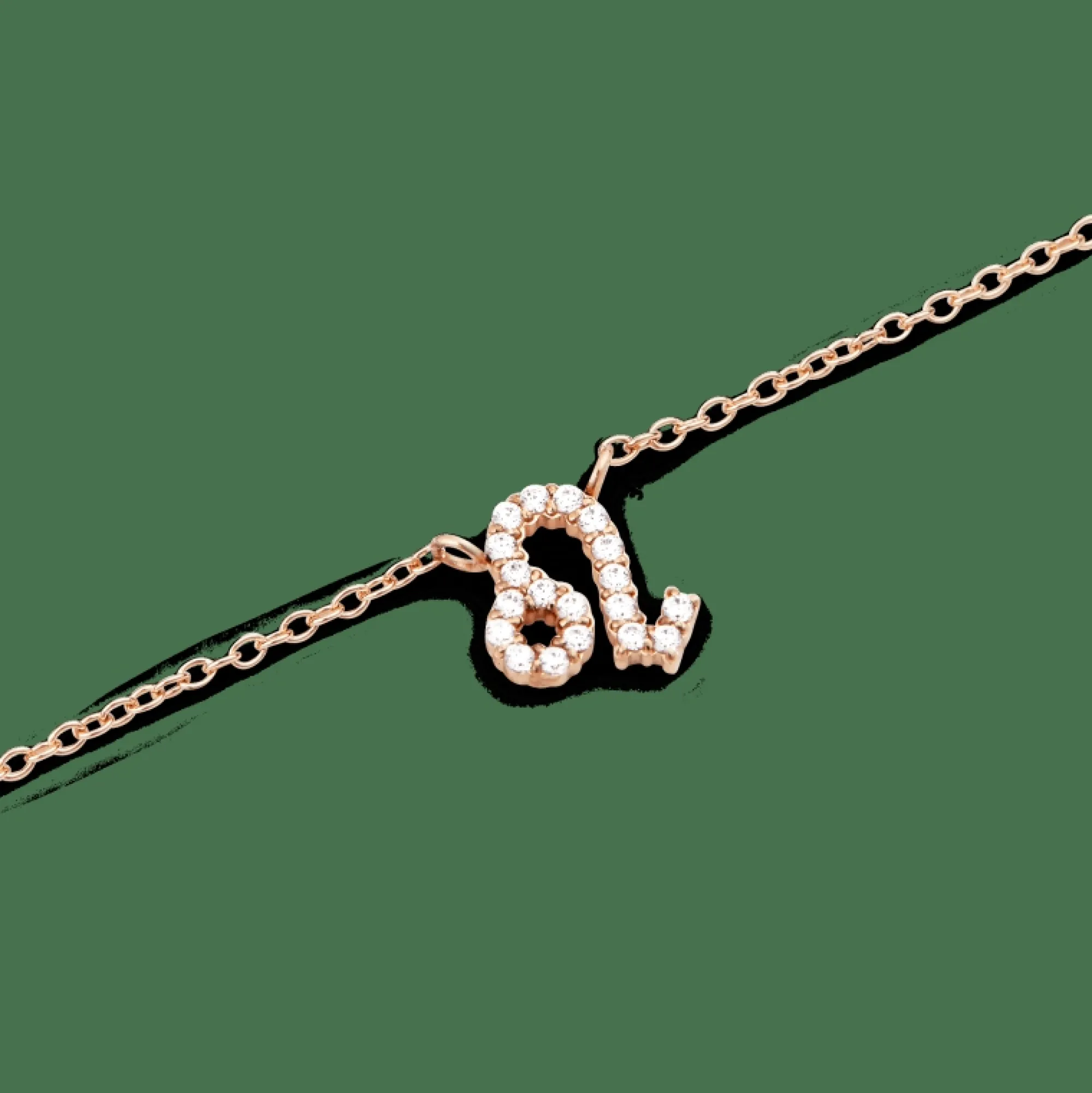 Daniel Wellington Halsband<Crystal Zodiac Chain Necklace Rose Gold