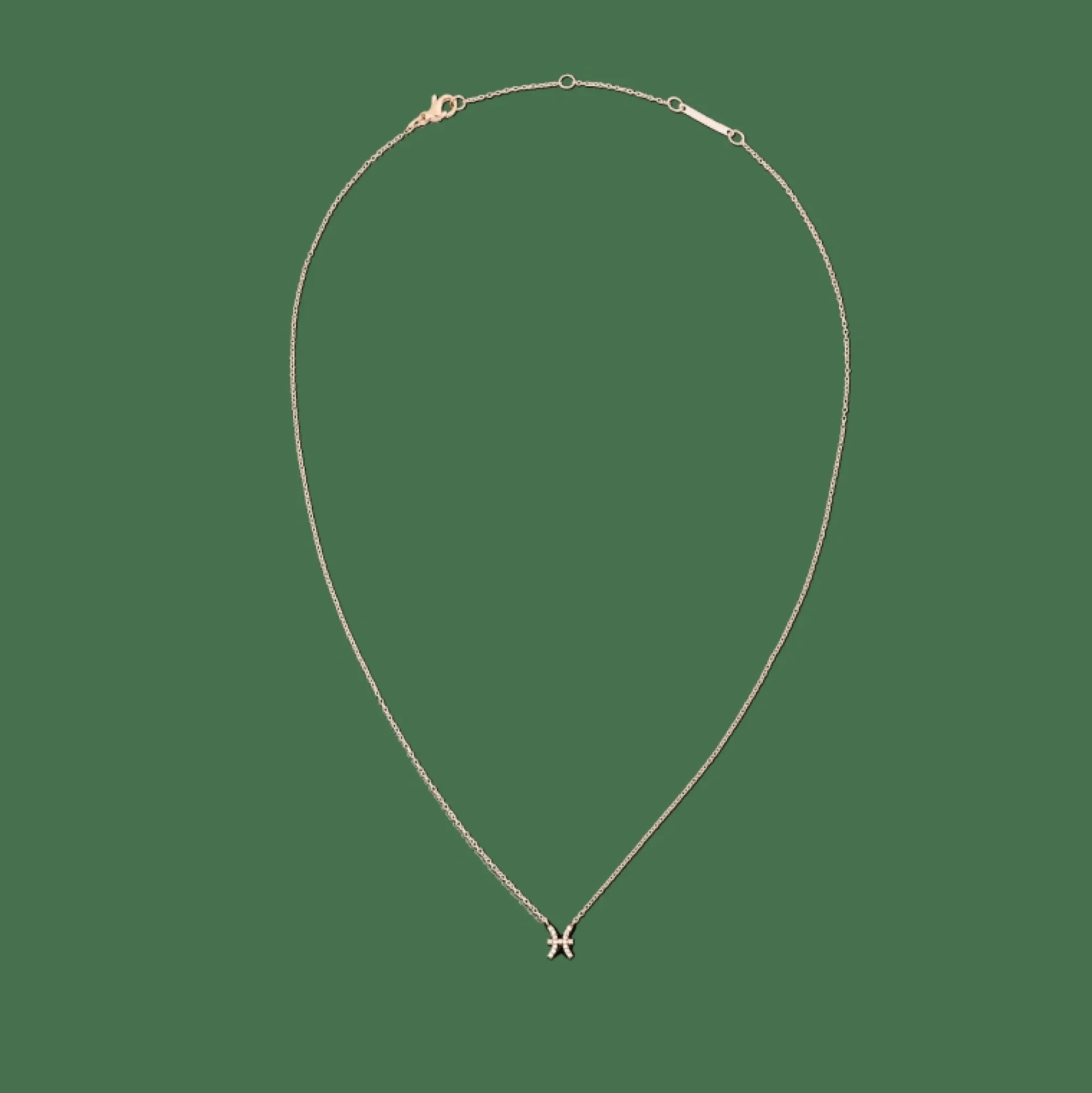 Daniel Wellington Halsband<Crystal Zodiac Chain Necklace Rose Gold