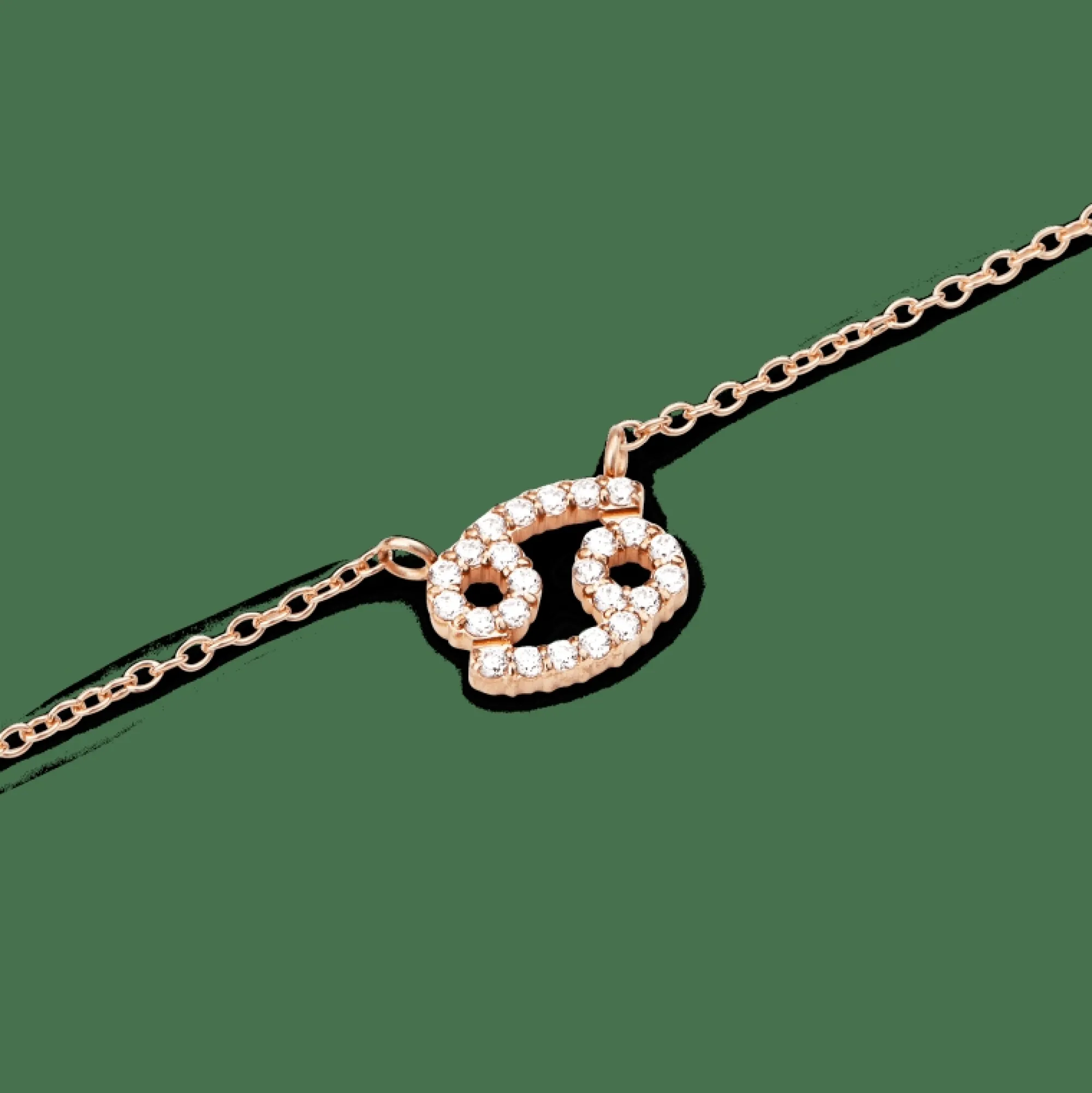 Daniel Wellington Halsband<Crystal Zodiac Chain Necklace Rose Gold