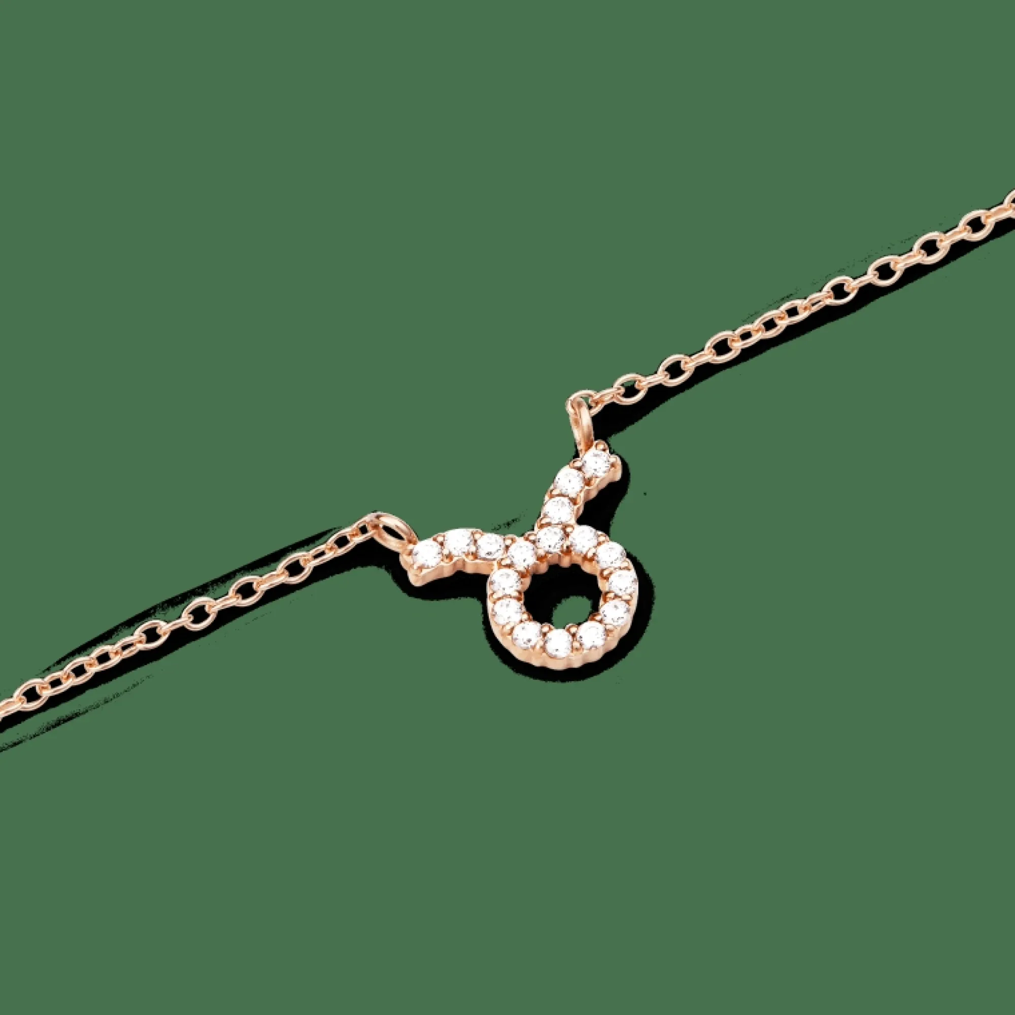 Daniel Wellington Halsband<Crystal Zodiac Chain Necklace Rose Gold