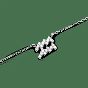 Daniel Wellington Halsband<Crystal Zodiac Chain Necklace Silver