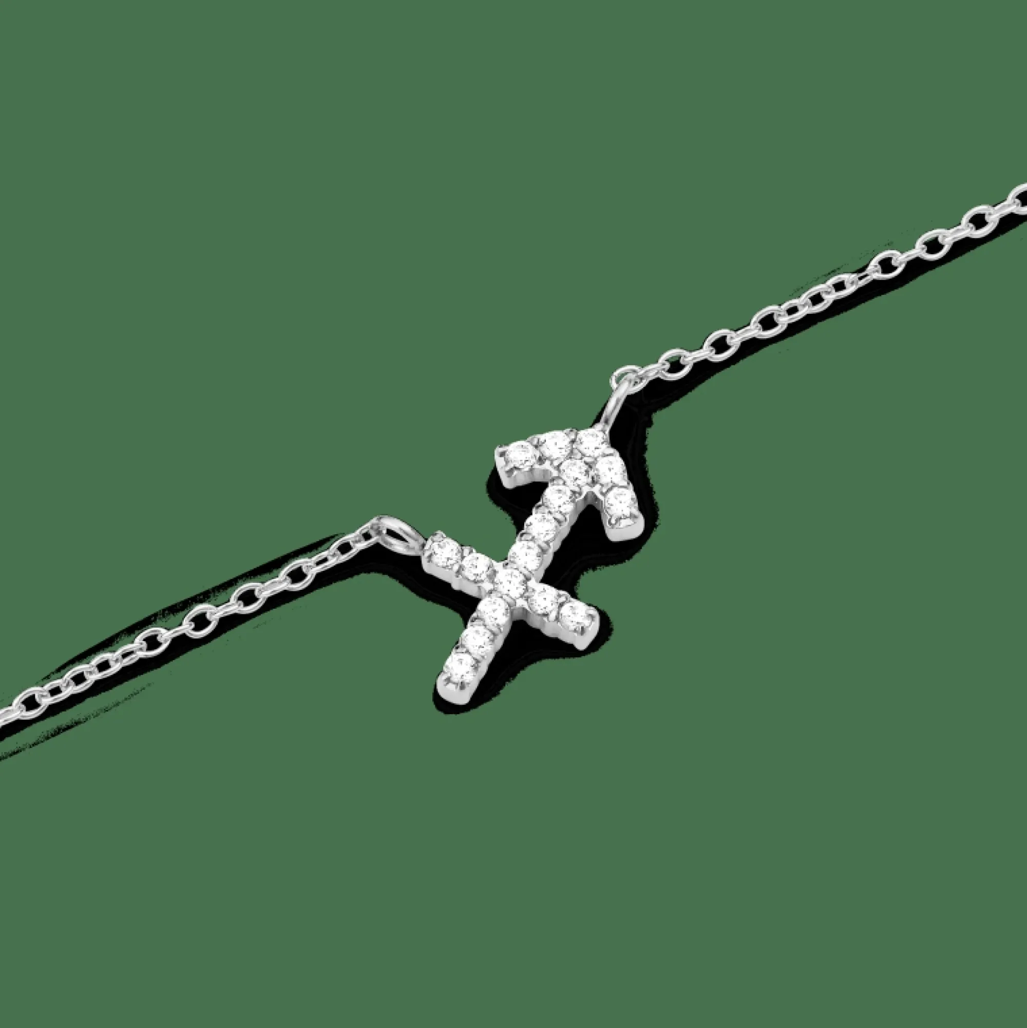 Daniel Wellington Halsband<Crystal Zodiac Chain Necklace Silver