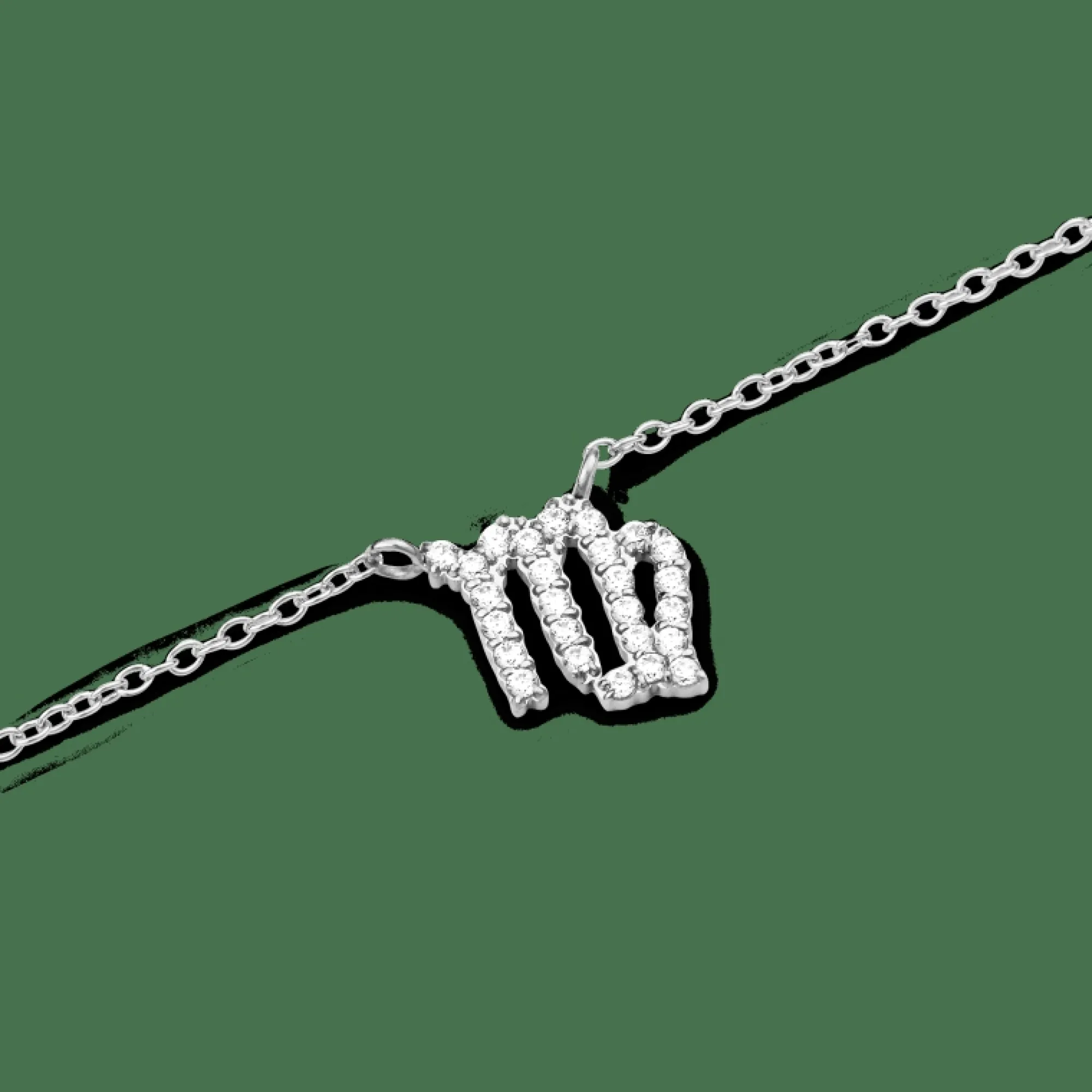 Daniel Wellington Halsband<Crystal Zodiac Chain Necklace Silver
