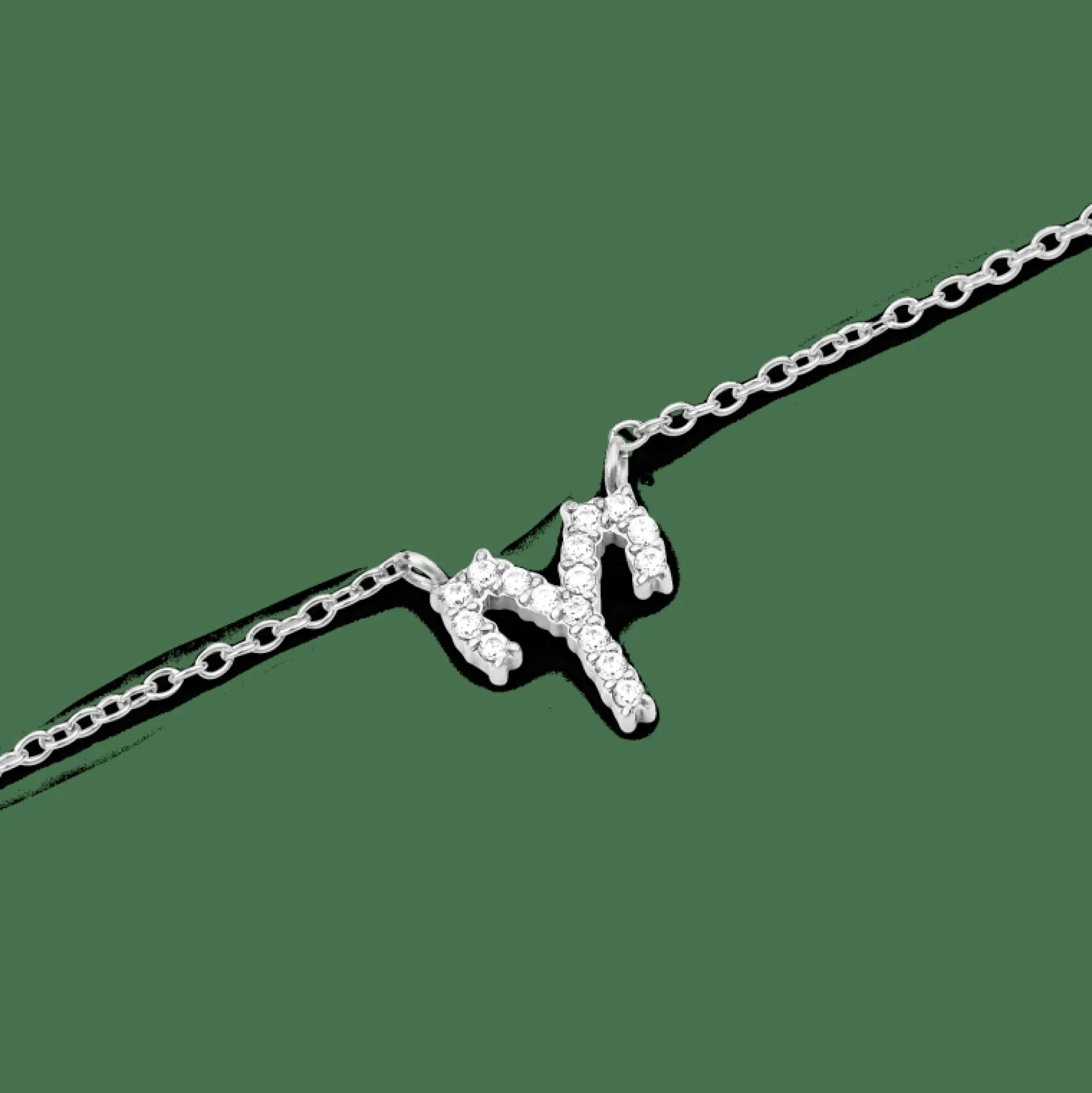 Daniel Wellington Halsband<Crystal Zodiac Chain Necklace Silver