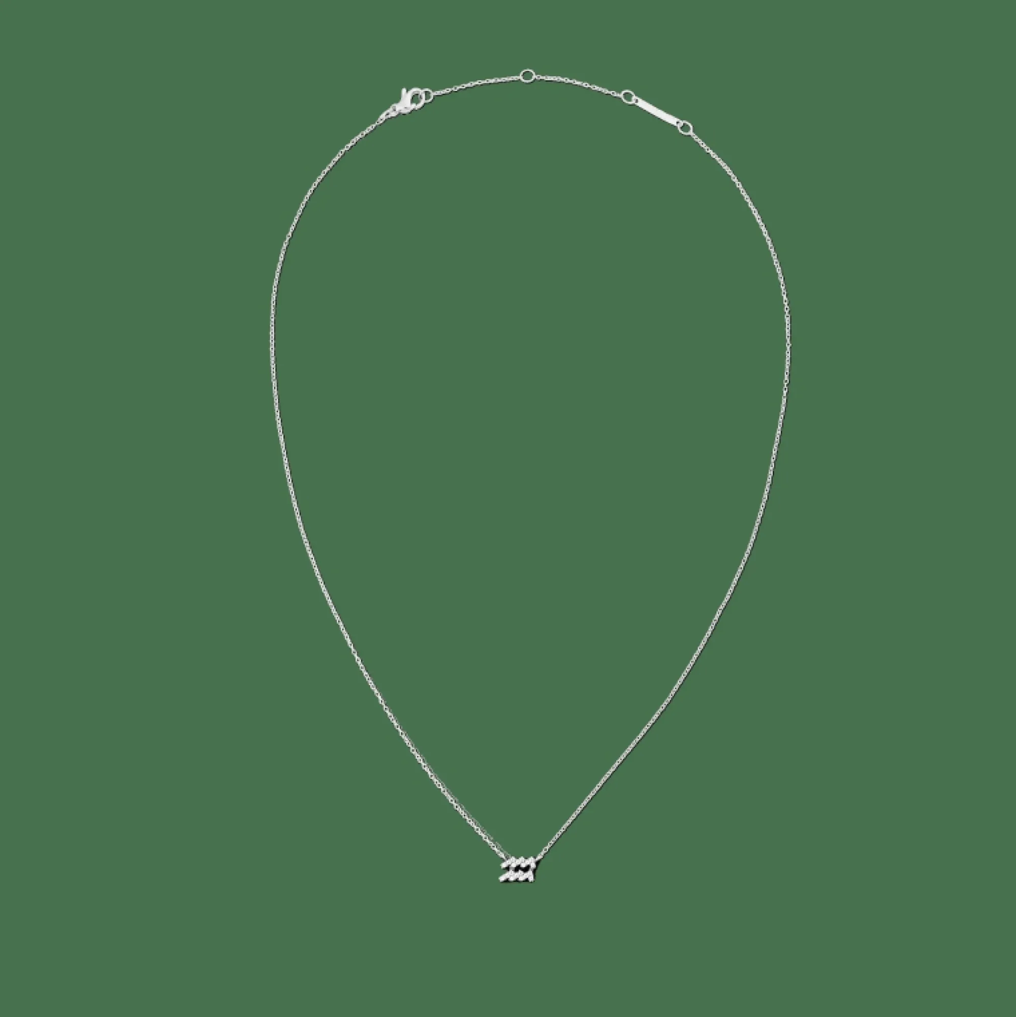 Daniel Wellington Halsband<Crystal Zodiac Chain Necklace Silver