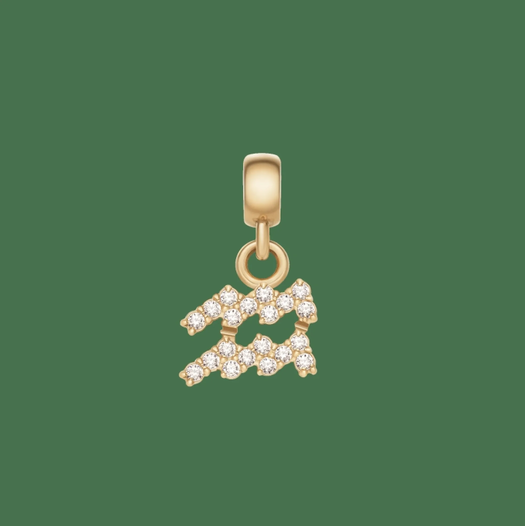Daniel Wellington Berlocker<Crystal Zodiac Charm Gold