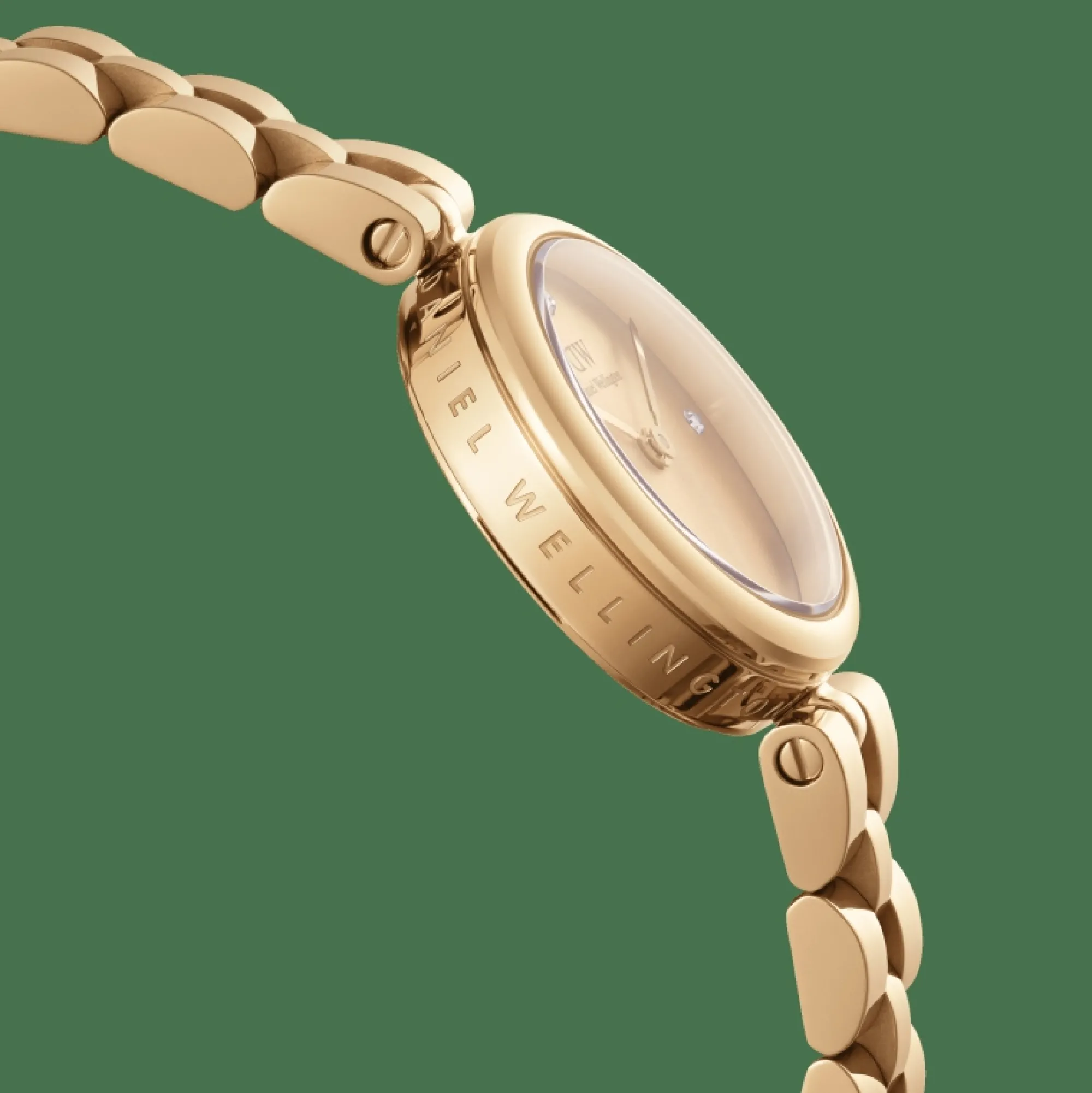 Daniel Wellington Damklockor<Elan Lumine Unitone Gold