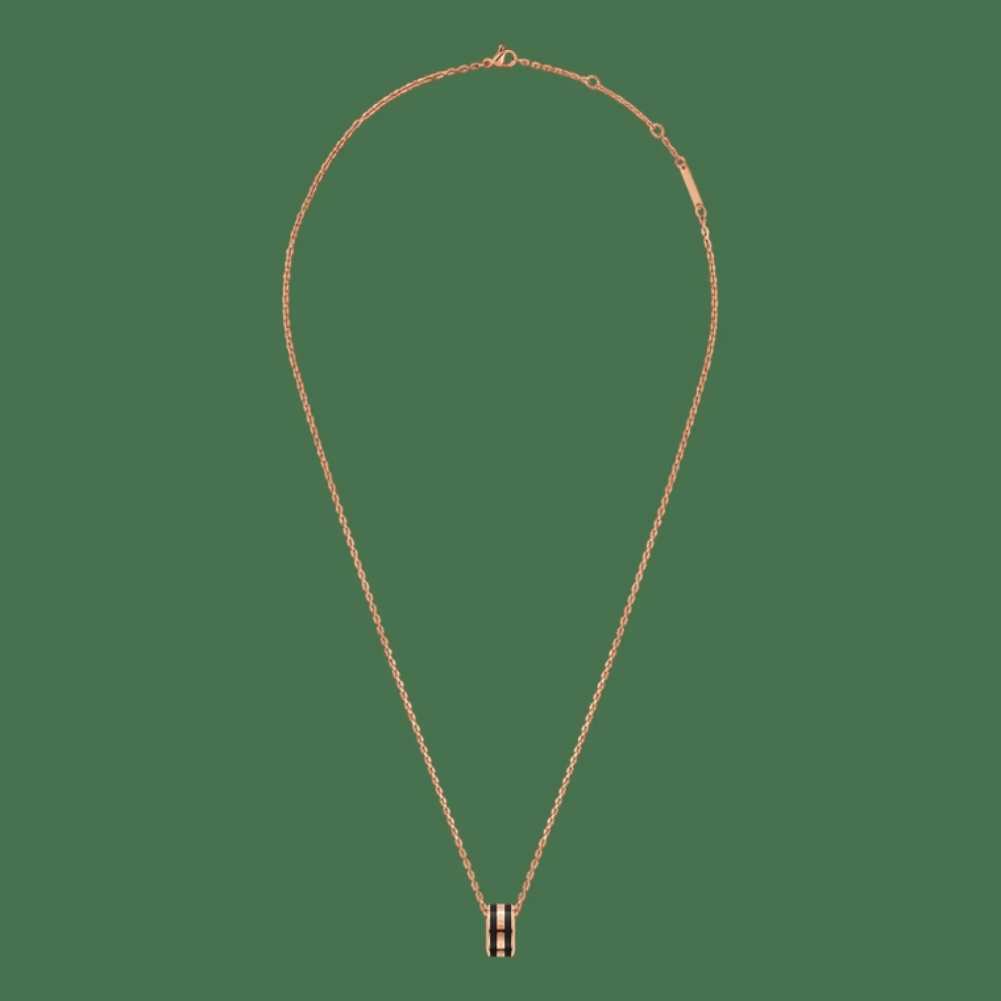 Daniel Wellington Halsband<Emalie Necklace Rose Gold/Black