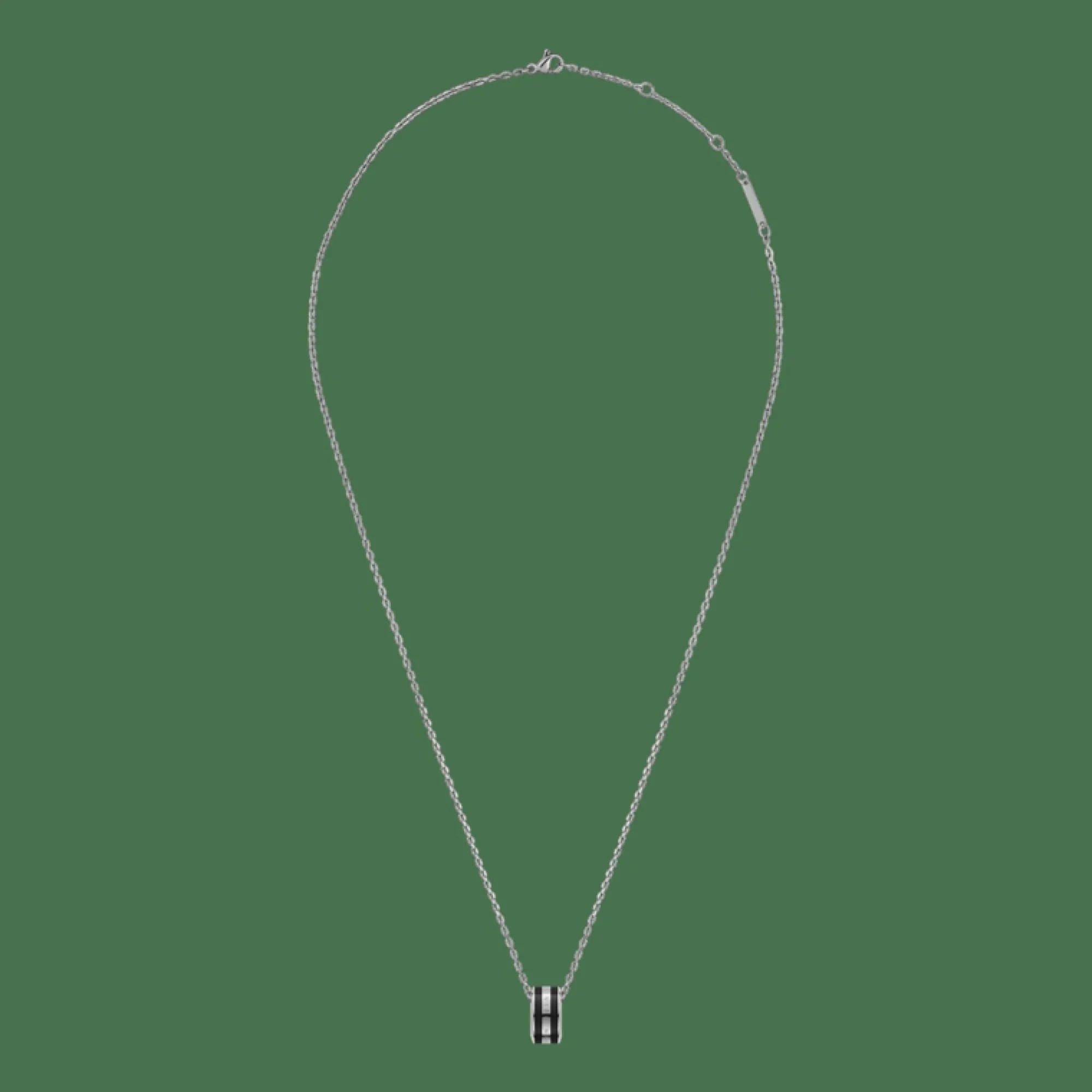 Daniel Wellington Halsband<Emalie Necklace Silver/Black