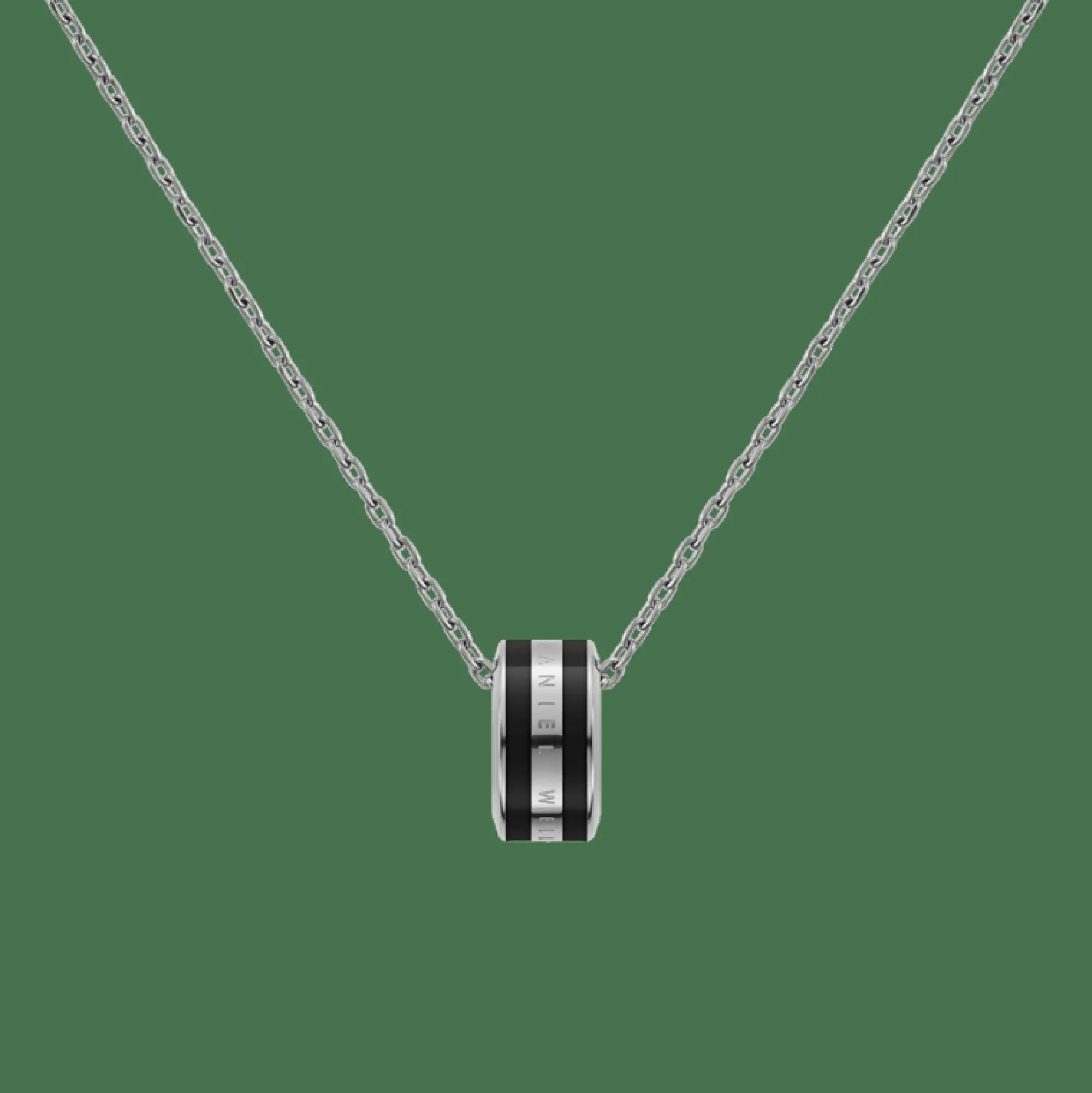 Daniel Wellington Halsband<Emalie Necklace Silver/Black
