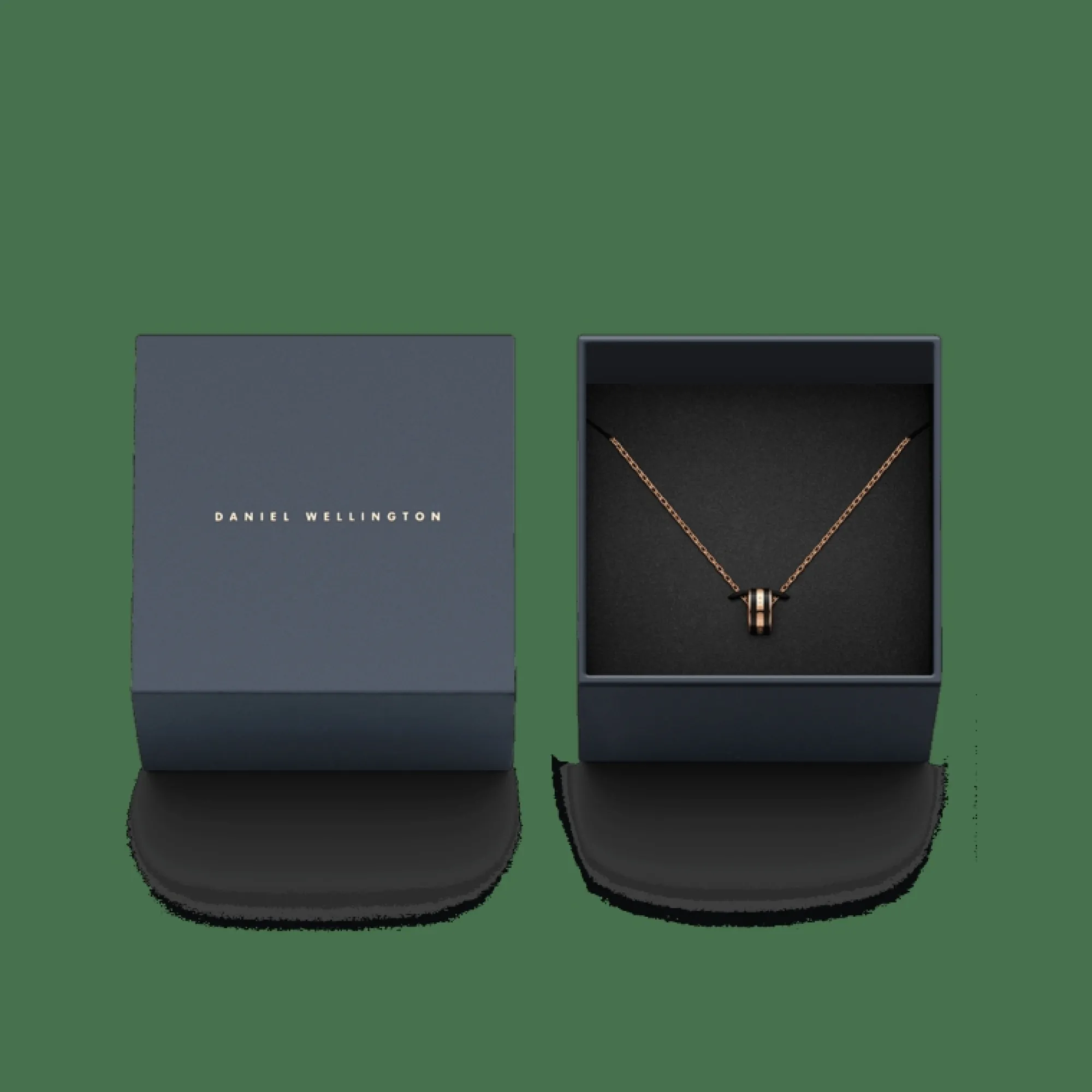 Daniel Wellington Halsband<Emalie Necklace Rose Gold/Black
