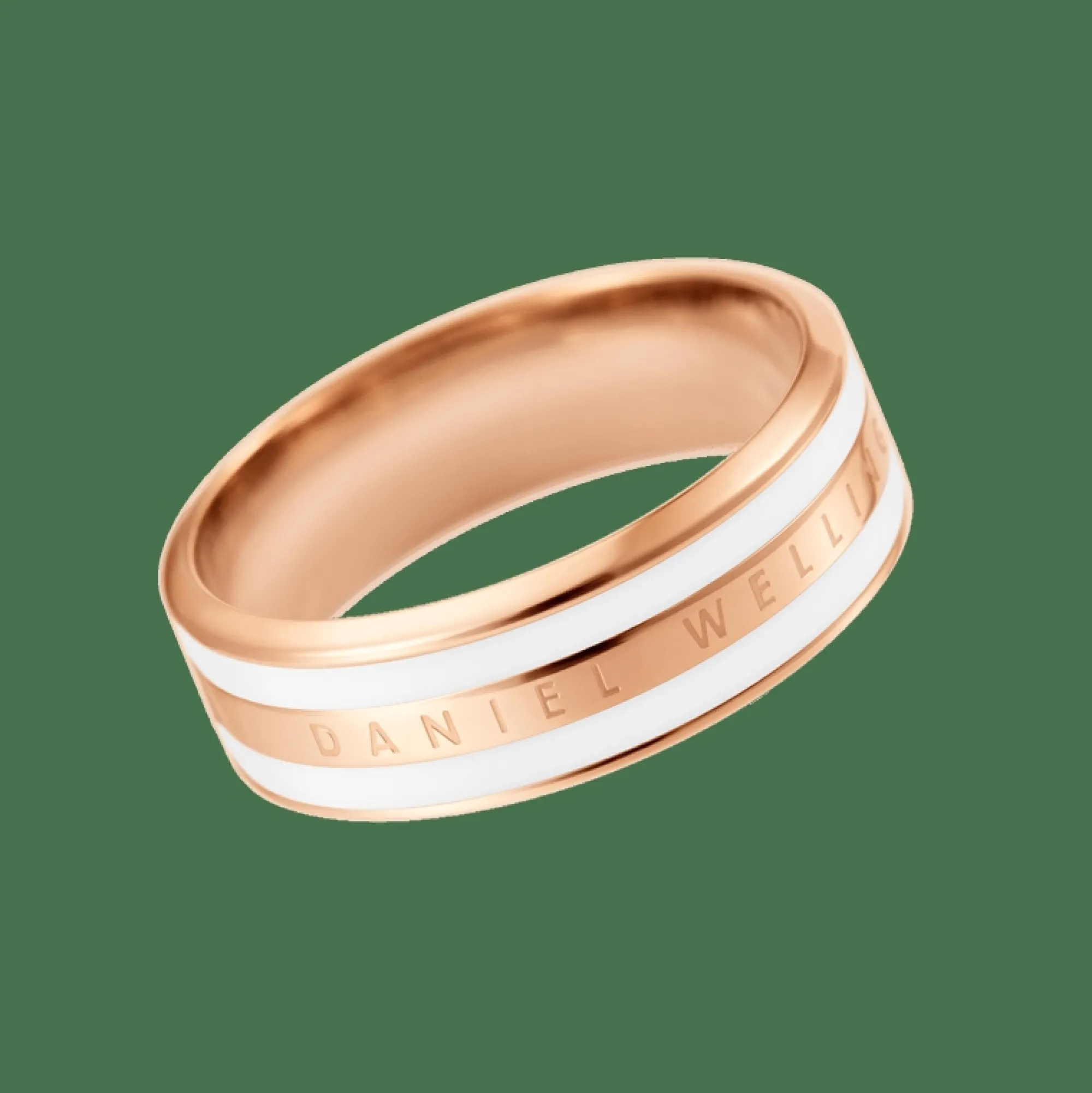 Daniel Wellington Ringar<Emalie Ring Rose Gold/Satin White