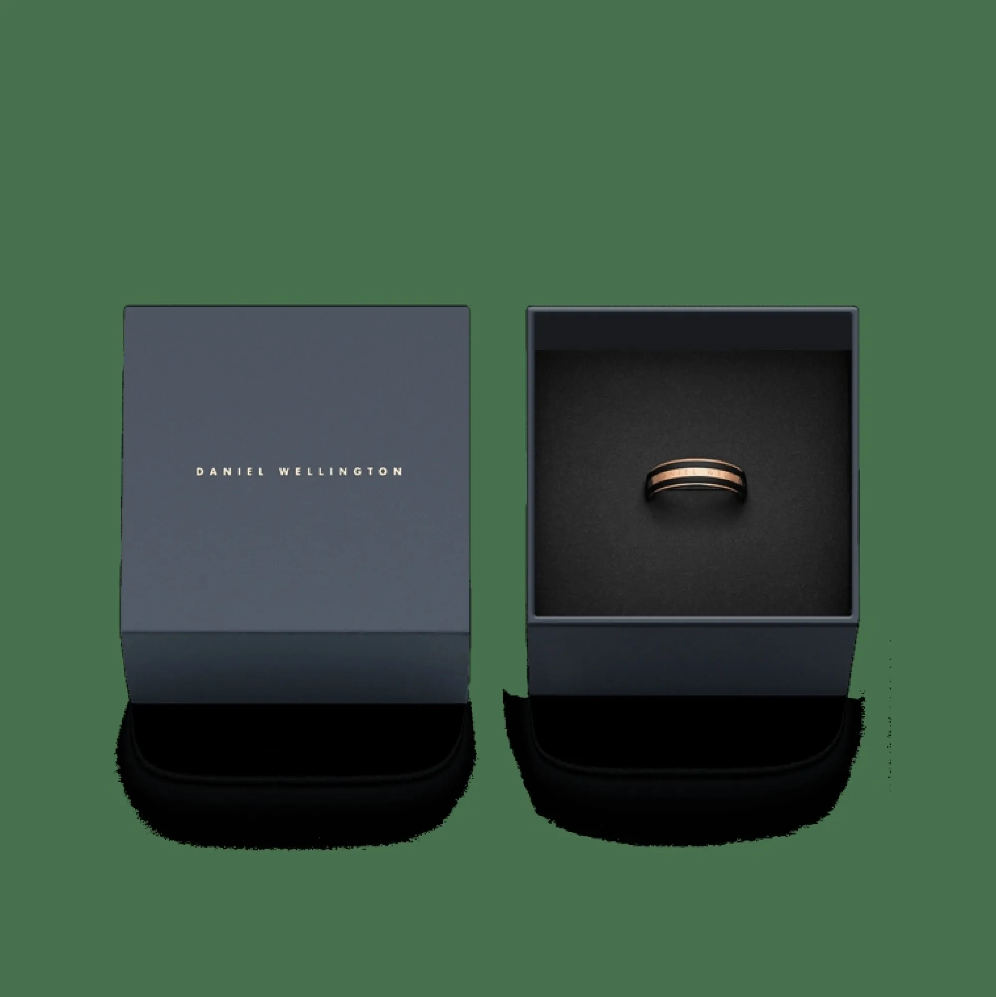 Daniel Wellington Ringar<Emalie Ring Rose Gold/Black