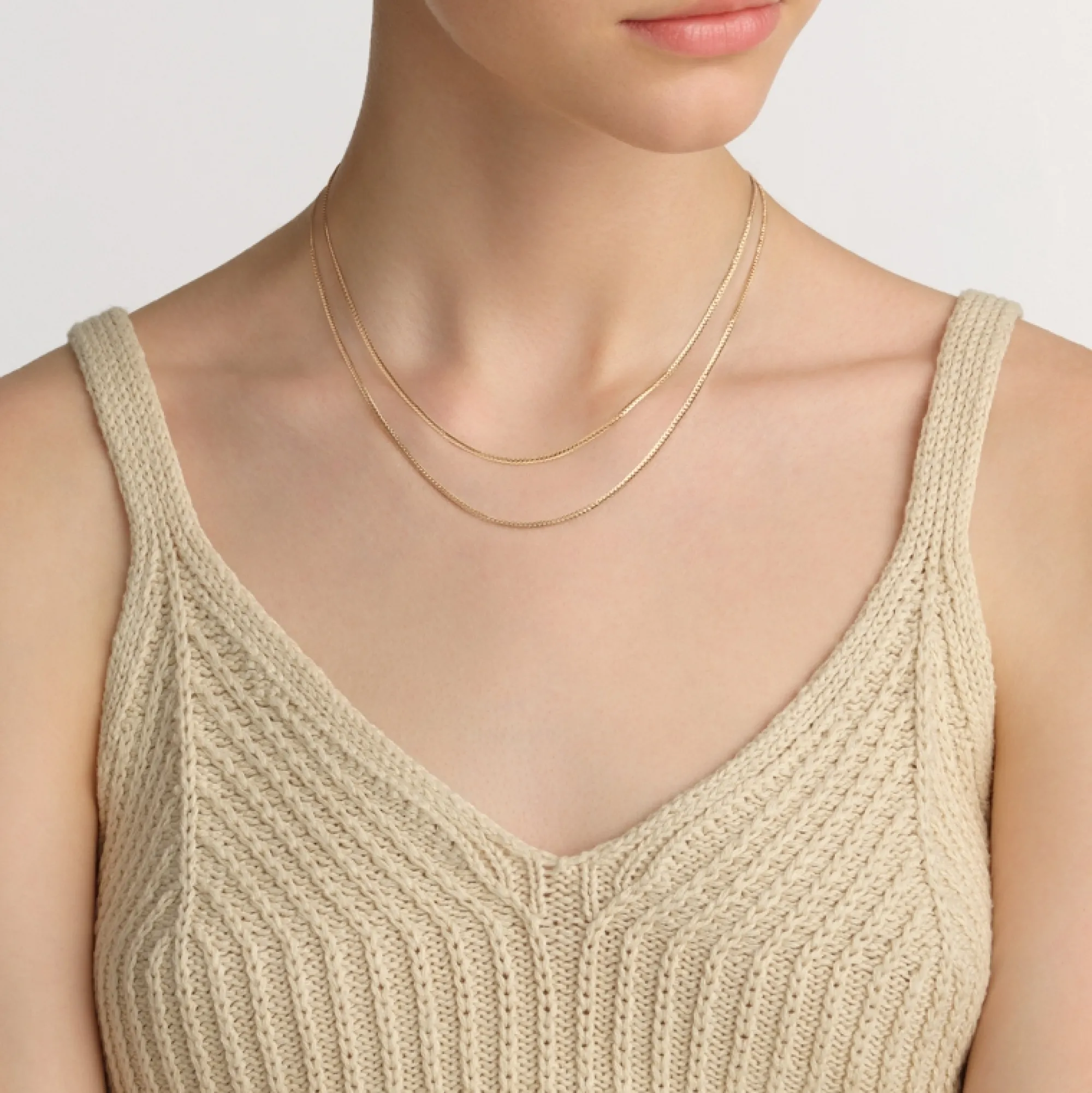 Daniel Wellington Halsband<Flat Chain Necklace G Gold