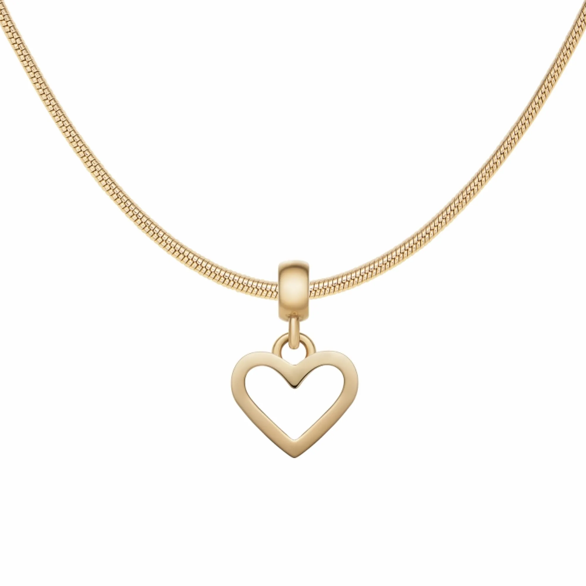 Daniel Wellington Berlocker<Heart Contour Charm G Gold