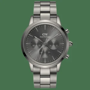 Daniel Wellington Herrklockor<Iconic Chronograph Link GM Graphite