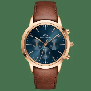 Daniel Wellington Herrklockor<Iconic Chronograph St Mawes Arctic Rg Rose Gold