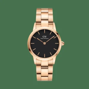 Daniel Wellington Herrklockor<Iconic Link Rose Gold