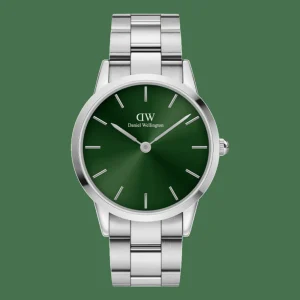 Daniel Wellington Herrklockor | Damklockor<Iconic Link Emerald Silver