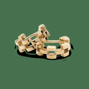 Daniel Wellington Örhängen<3-Link Earrings Gold