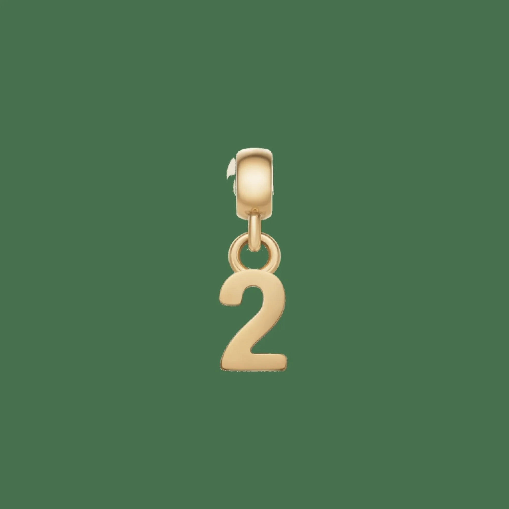 Daniel Wellington Berlocker<Number Charm Gold
