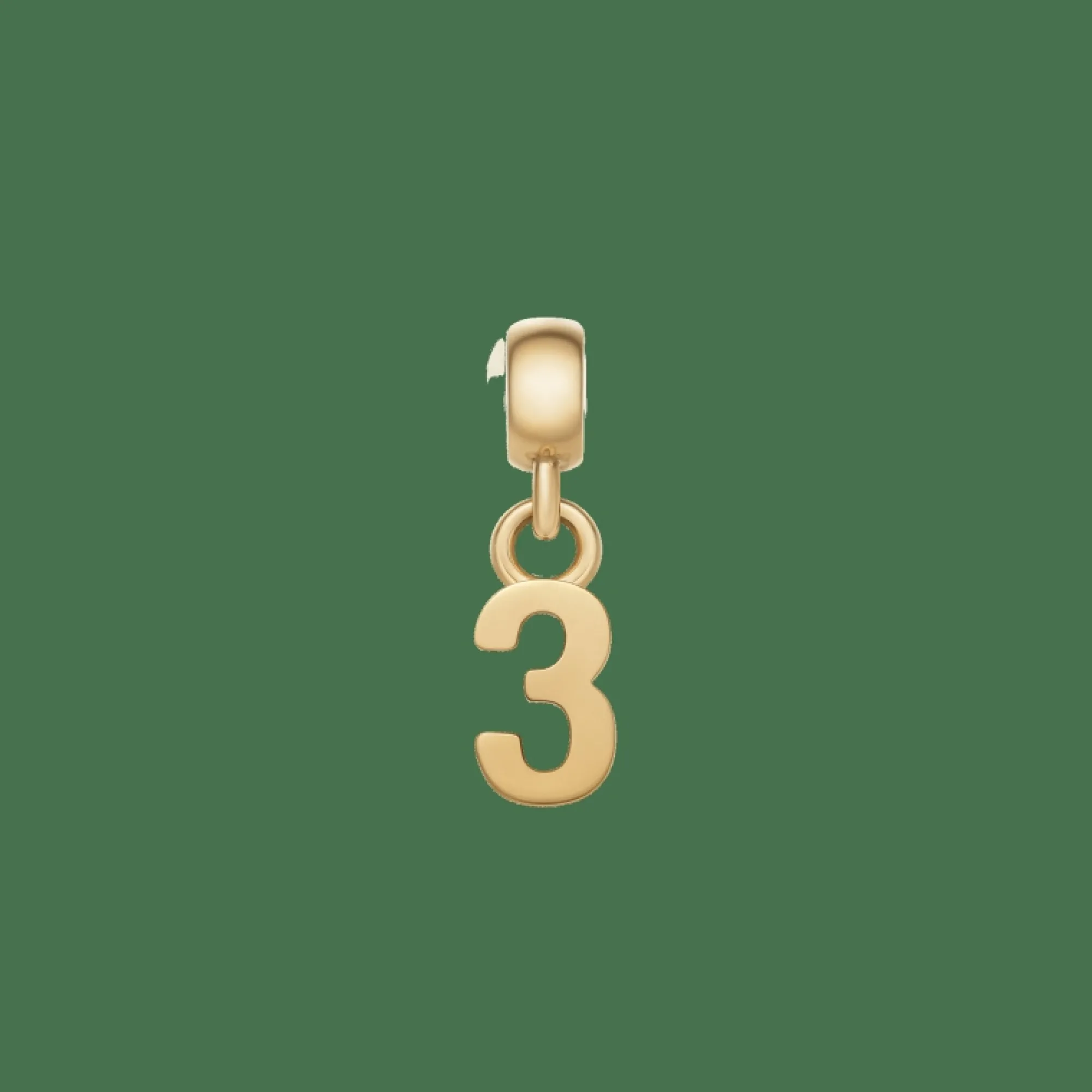Daniel Wellington Berlocker<Number Charm Gold