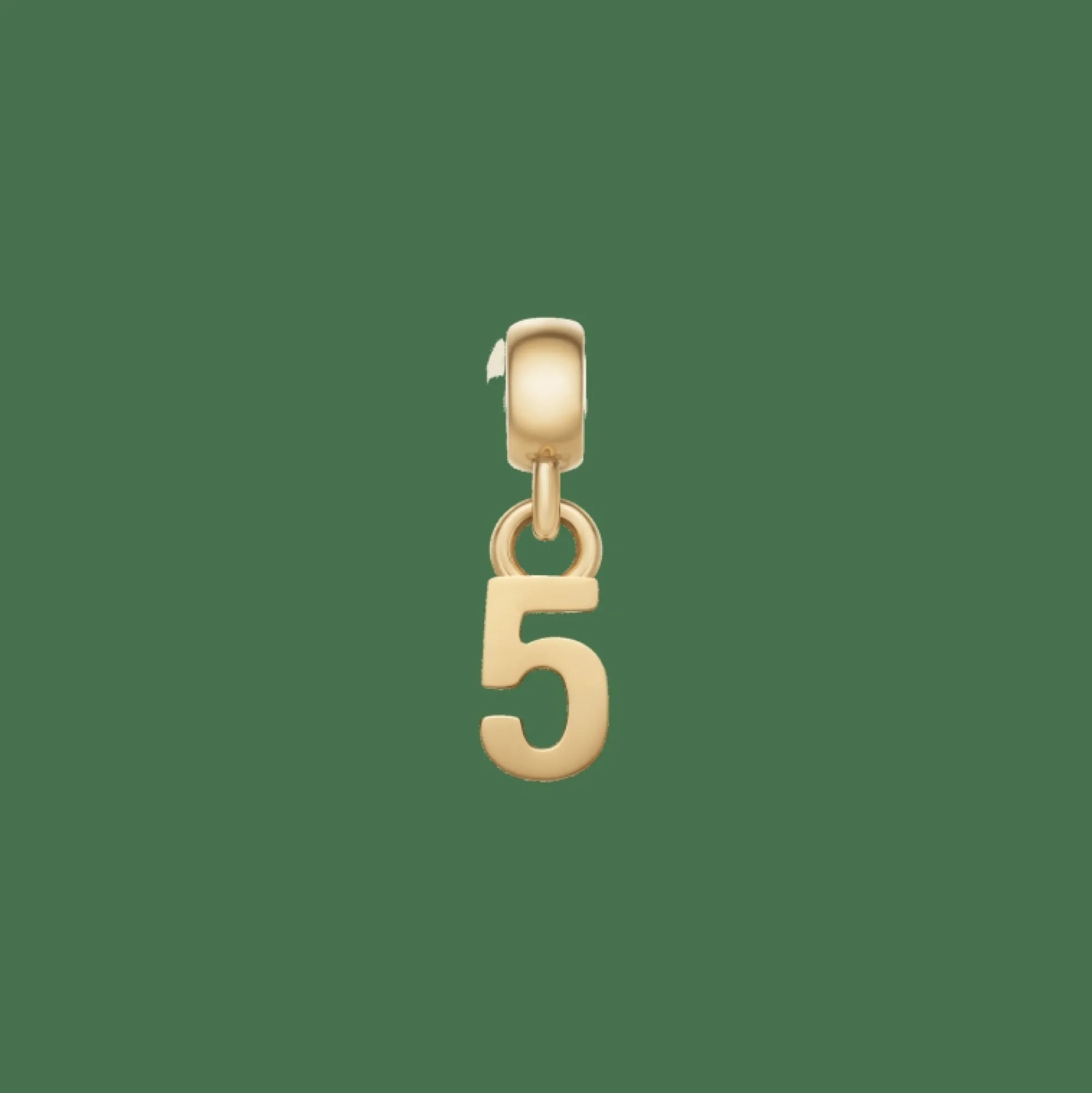 Daniel Wellington Berlocker<Number Charm Gold