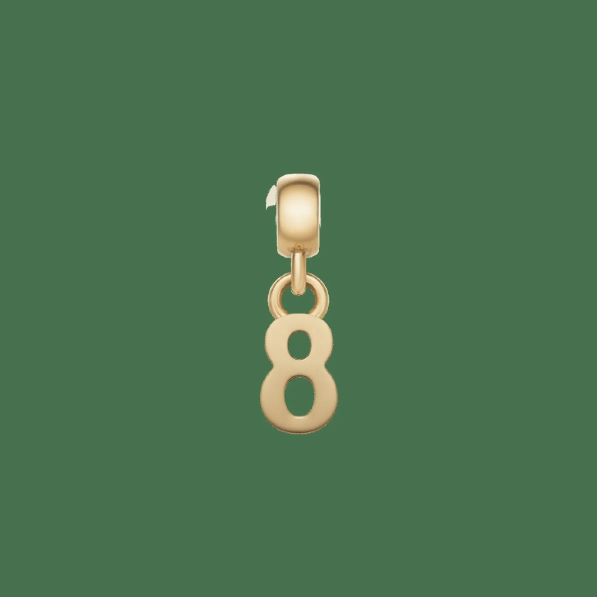 Daniel Wellington Berlocker<Number Charm Gold