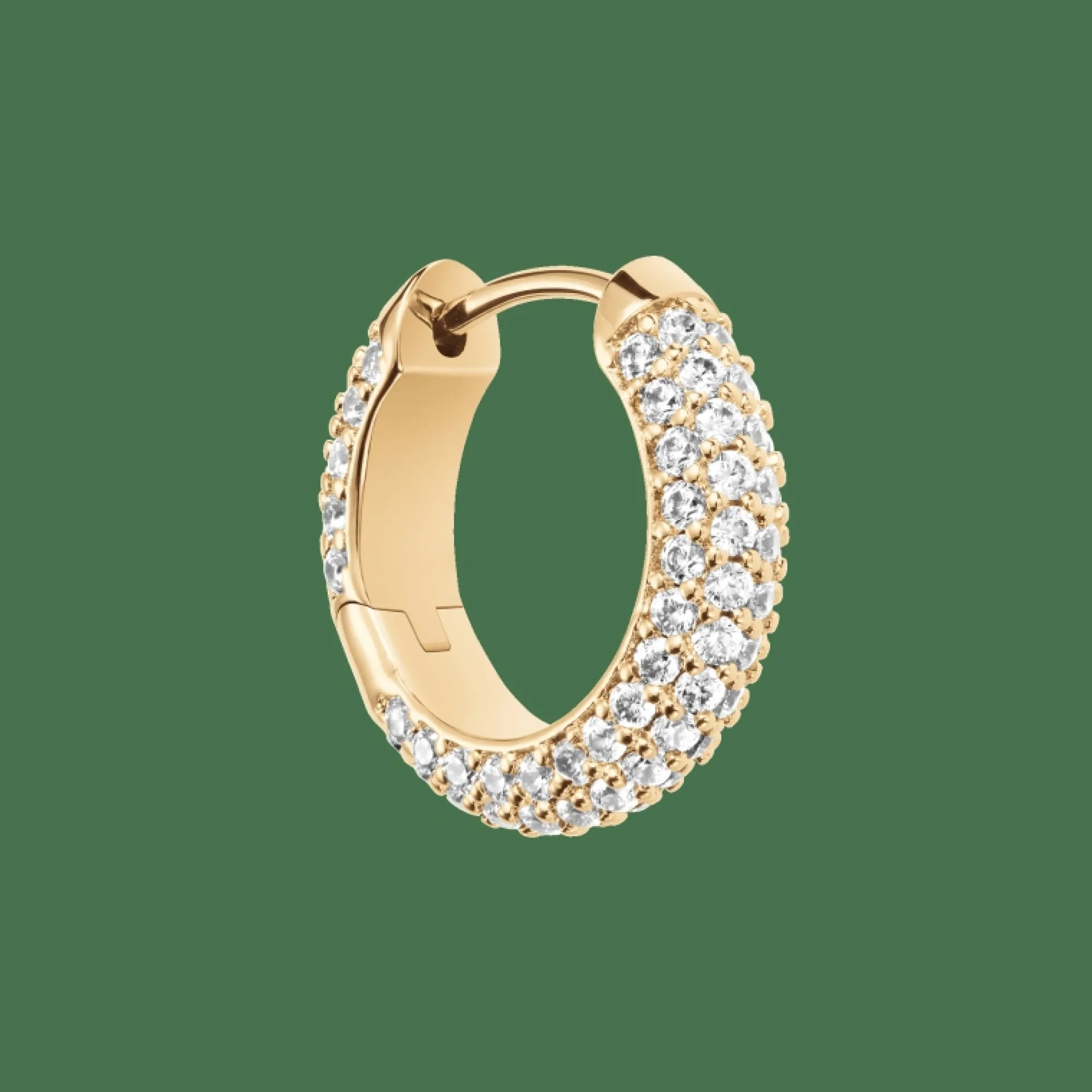 Daniel Wellington Örhängen<Pavé Crystal Earrings Gold