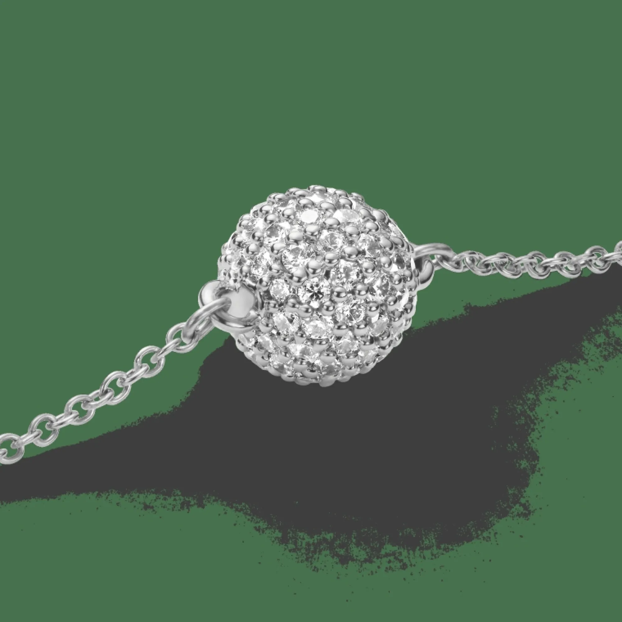 Daniel Wellington Armband<Pavé Crystal Pendant Bracelet Silver
