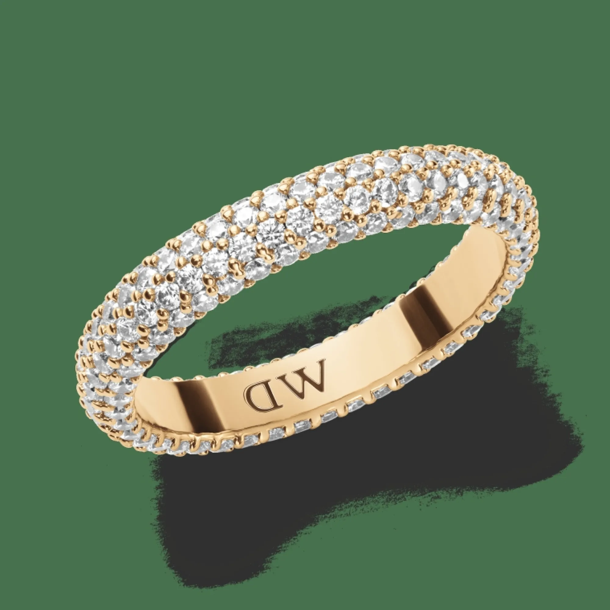 Daniel Wellington Ringar<Pavé Crystal Ring Gold